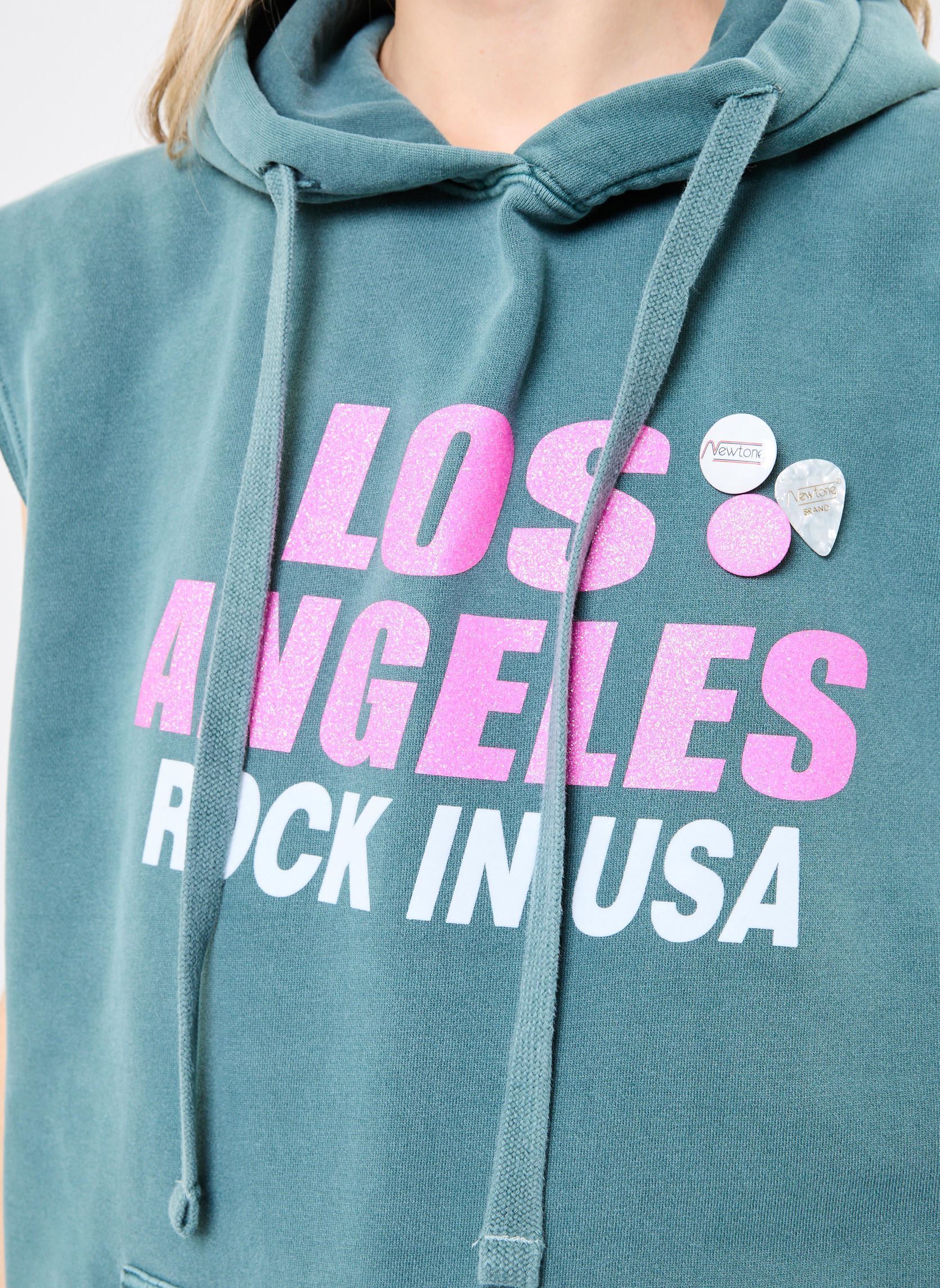 Jersey con capucha SWEATSHIRT AGGER CITY mujer verde Newtone Jersey con capucha SWEATSHIRT AGGER CITY mujer verde FOREST