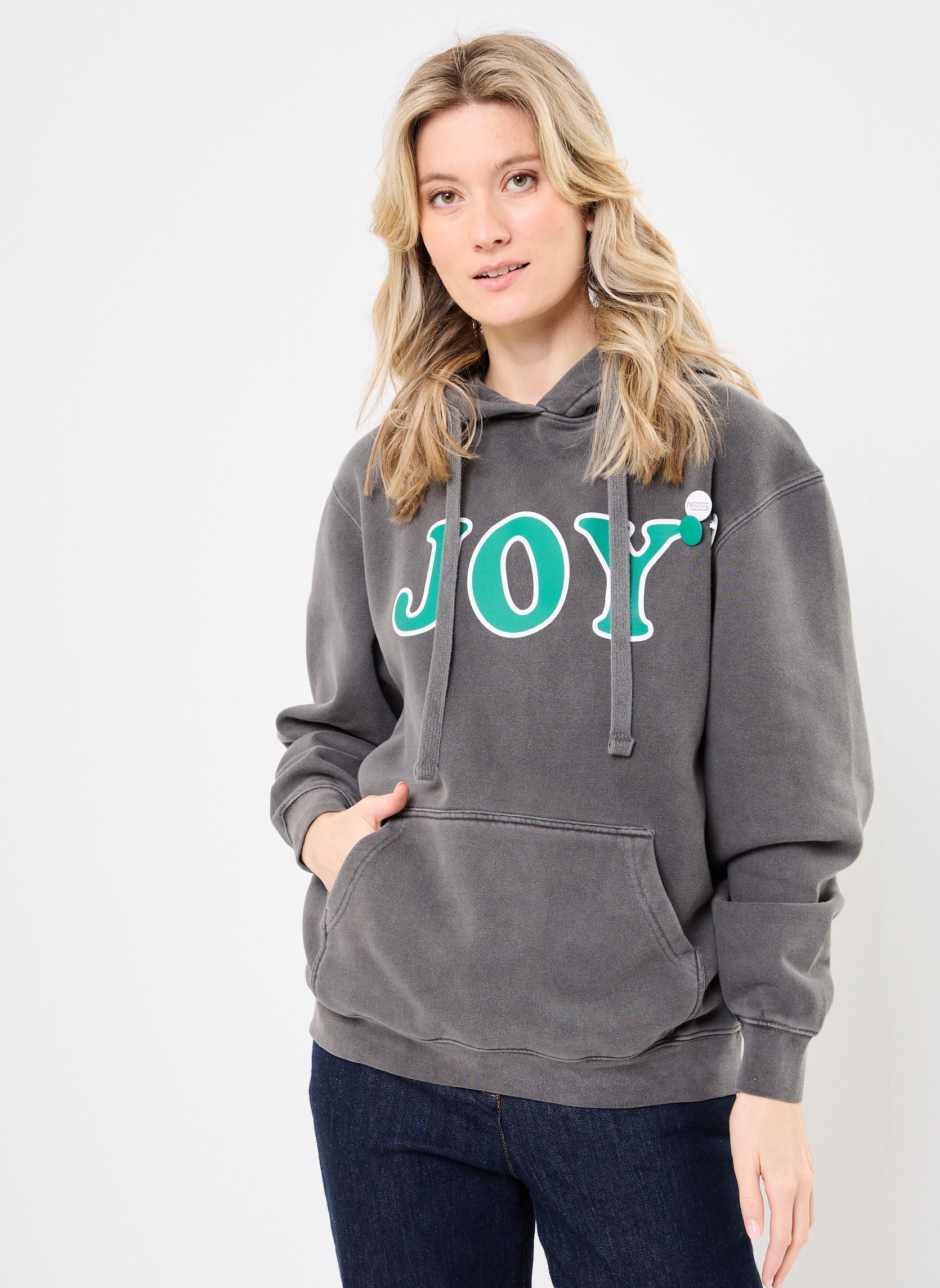 Hoodies SWEATSHIRT JAGGER JOY dames grijs Newtone Hoodies SWEATSHIRT JAGGER JOY dames grijs PEPPER