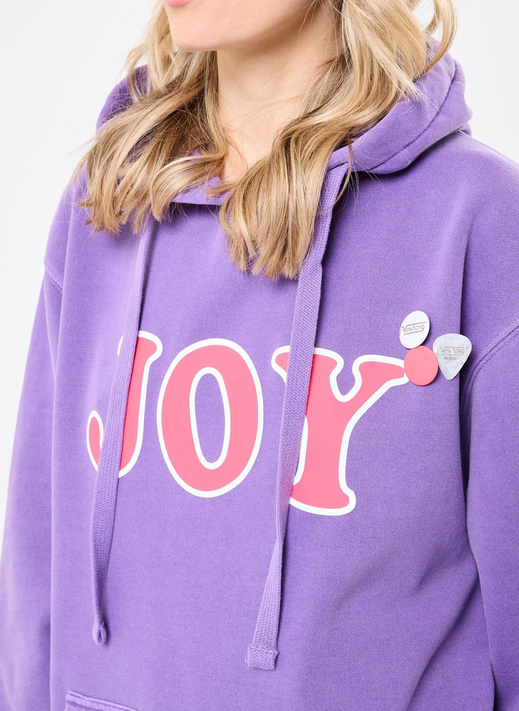 Hoodies SWEATSHIRT JAGGER JOY dames paars Newtone Hoodies SWEATSHIRT JAGGER JOY dames paars PURPLE