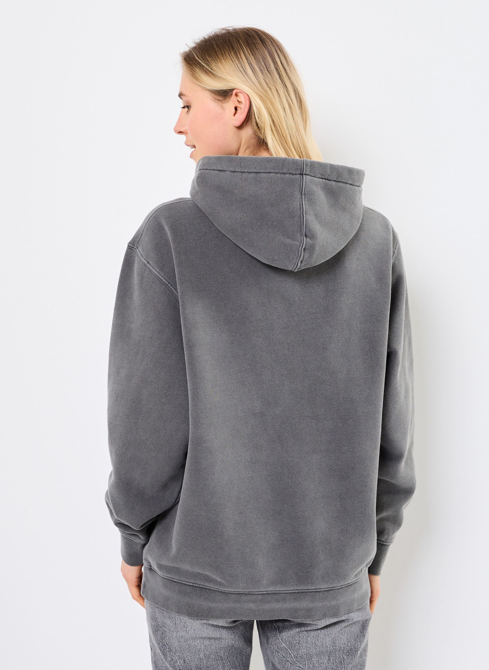 Kapuzenpullover SWEATSHIRT JAGGER TONE damen grau Newtone Kapuzenpullover SWEATSHIRT JAGGER TONE damen grau PEPPER