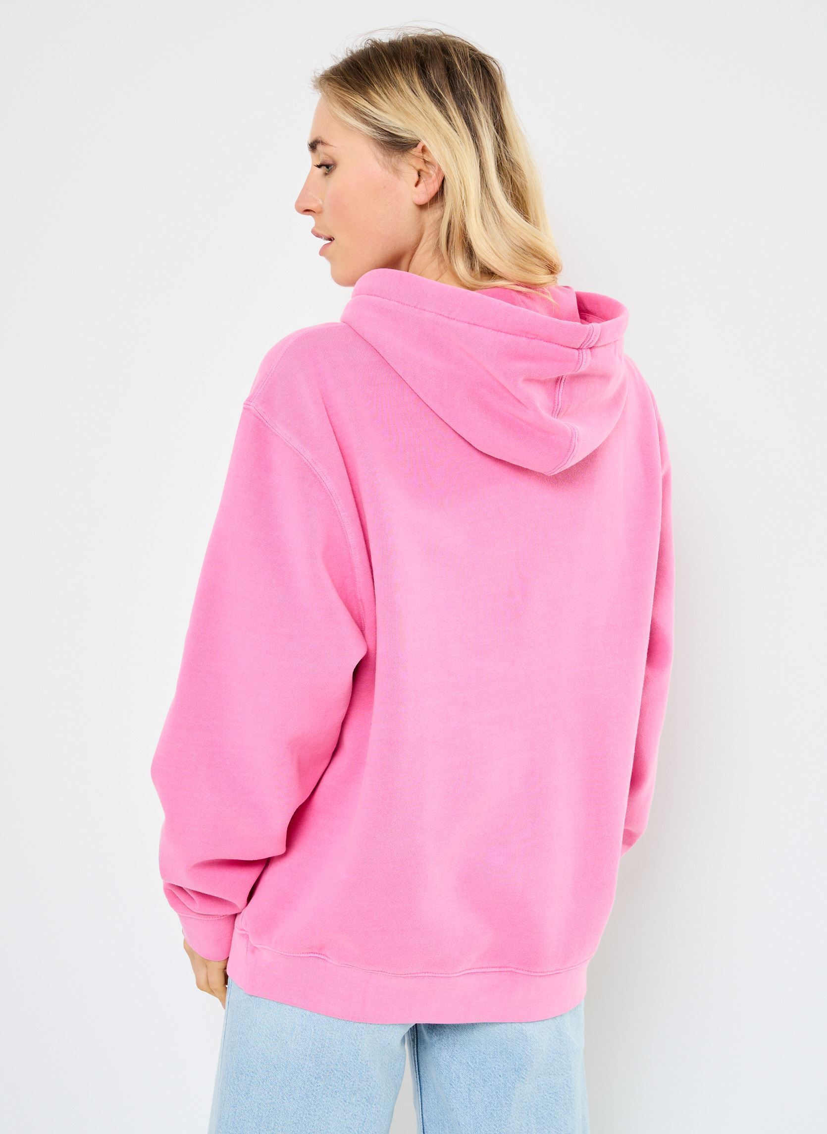 Kapuzenpullover SWEATSHIRT JAGGER TONE damen rosa Newtone Kapuzenpullover SWEATSHIRT JAGGER TONE damen rosa FUSCHIA