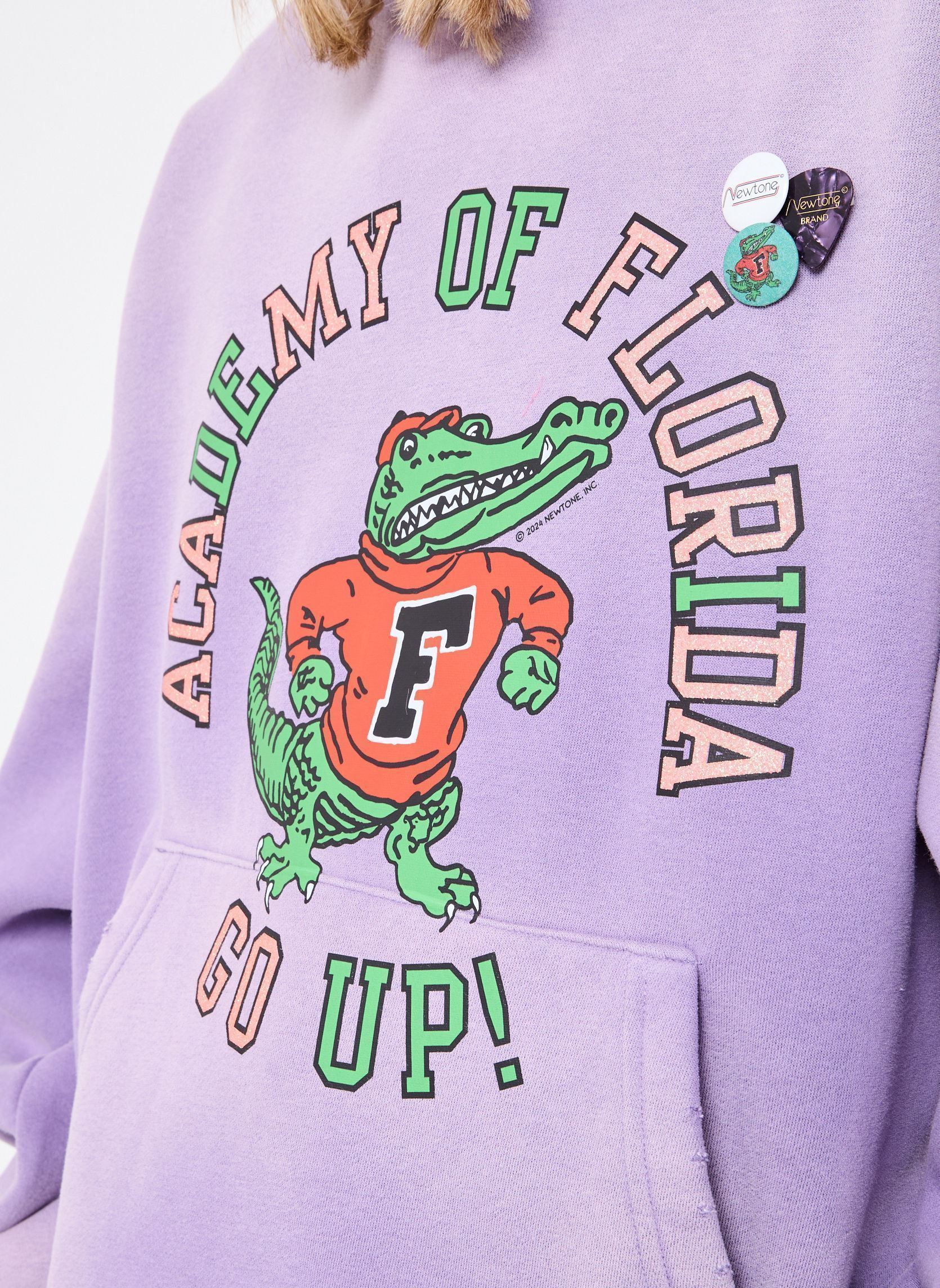Sweats à capuche SWEATSHIRT SKYLER GO UP femme violet Newtone Sweats à capuche SWEATSHIRT SKYLER GO UP femme violet VINTAGEPURPLE
