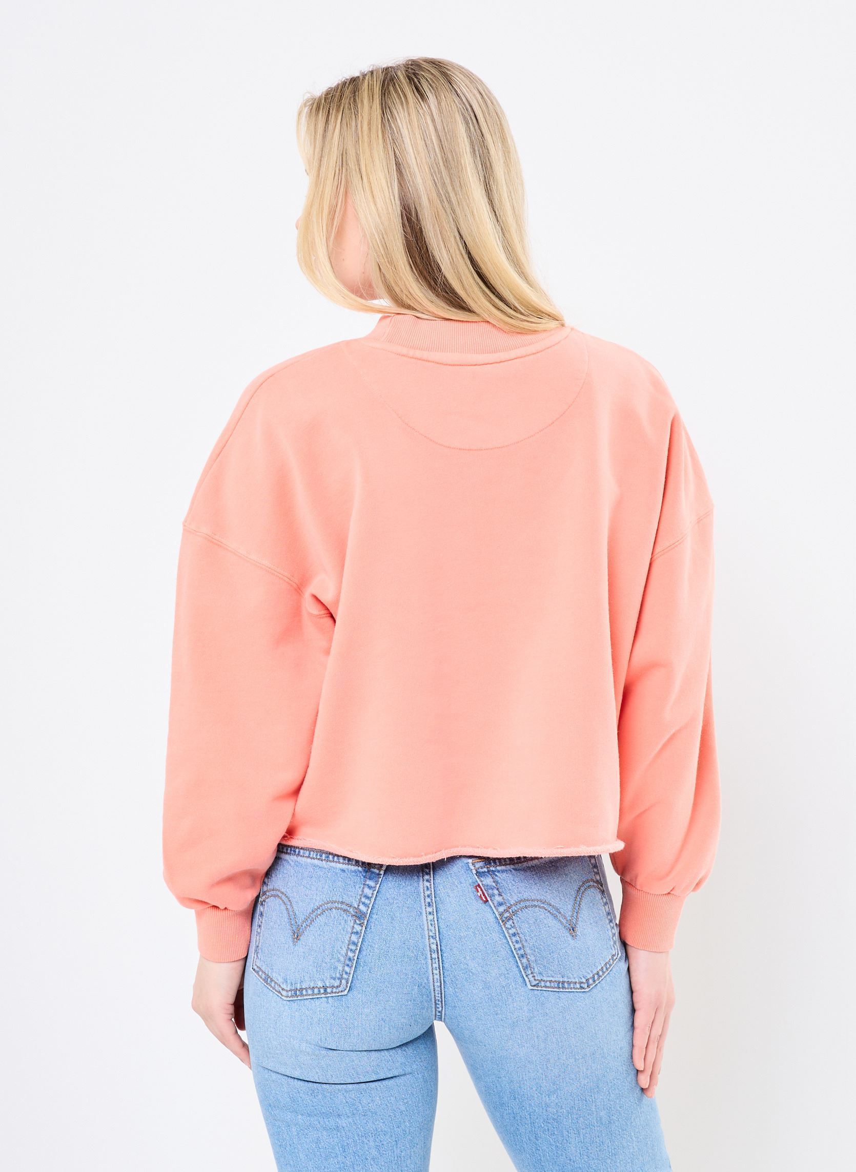 Sweatshirts SWEATSHIRT PORTER TONE femme orange Newtone Sweatshirts SWEATSHIRT PORTER TONE femme orange CORAIL