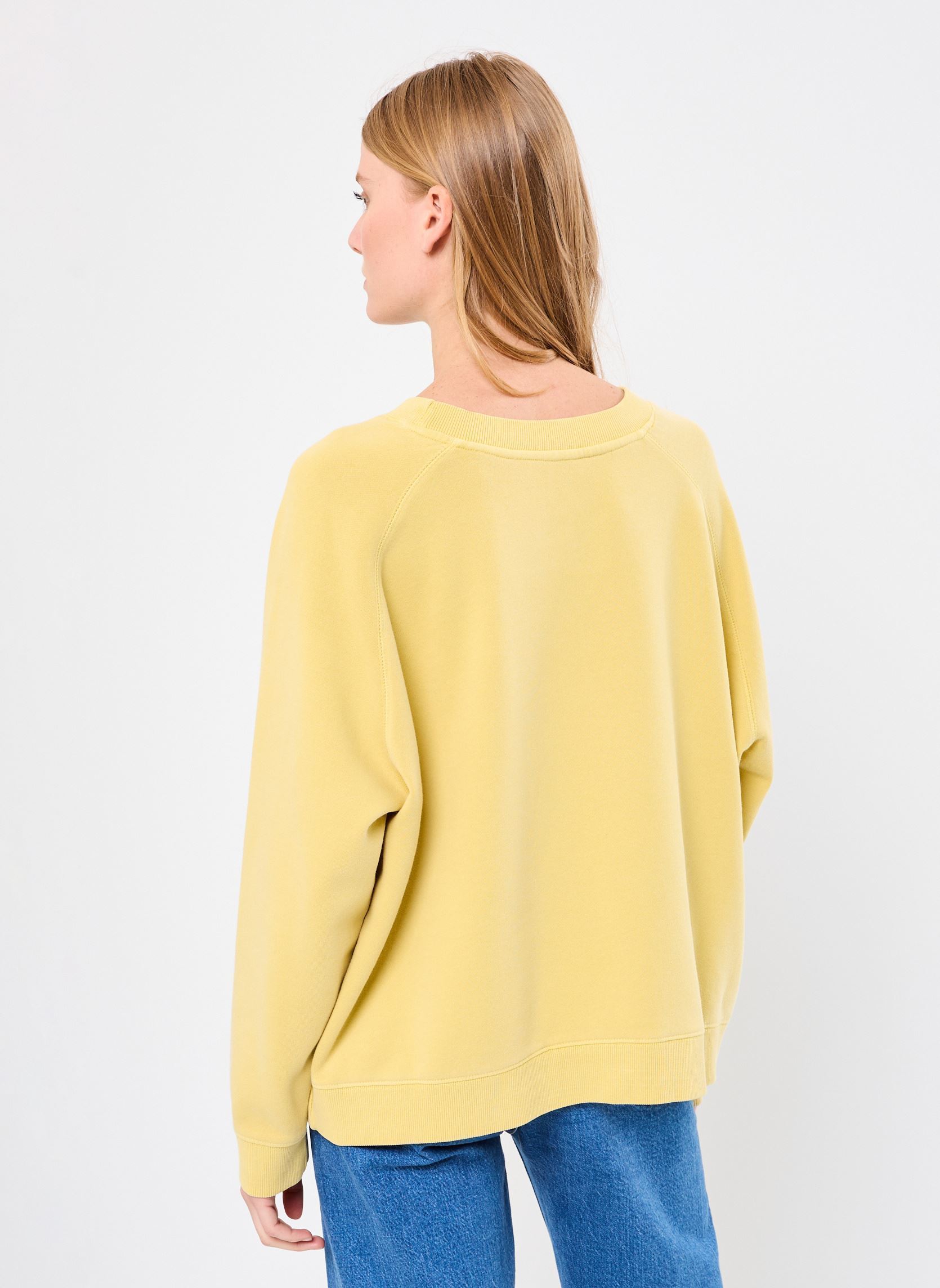 Sweater SWEATSHIRT EGGER CITY dames geel Newtone Sweater SWEATSHIRT EGGER CITY dames geel MAIS