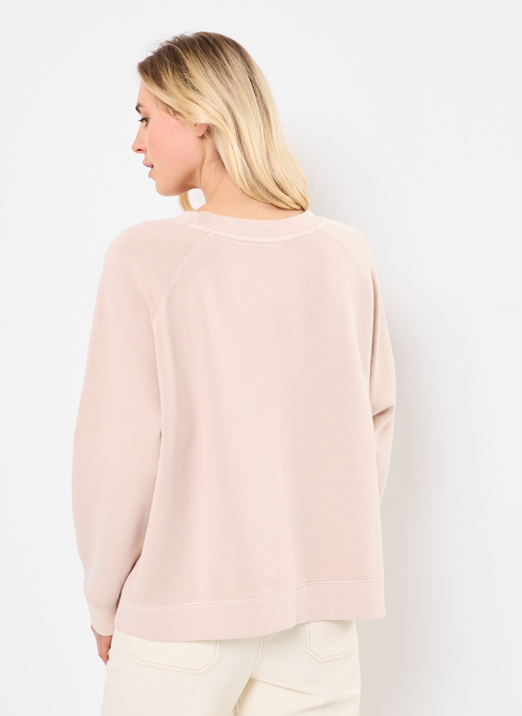 Sweater SWEATSHIRT EGGER ROSE dames beige Newtone Sweater SWEATSHIRT EGGER ROSE dames beige WHISPER