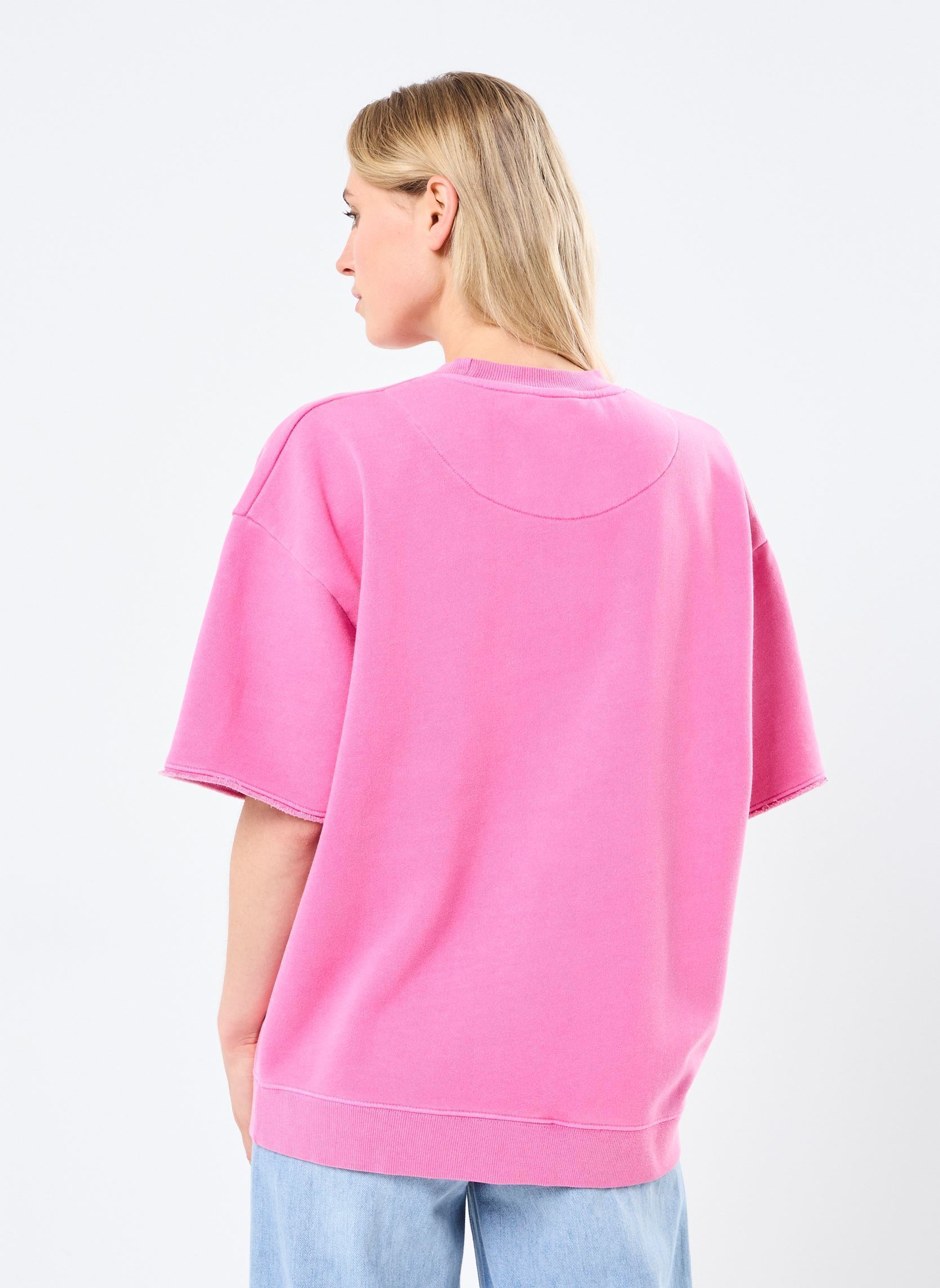 Sweater SWEATSHIRT LINDER TOUR dames roze Newtone Sweater SWEATSHIRT LINDER TOUR dames roze FUSCHIA