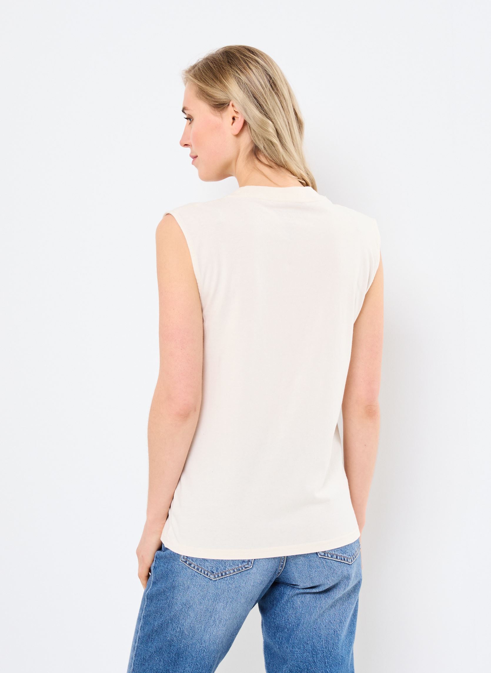Tee-shirts manches courtes TSHIRT BIKER APPLETON femme blanc Newtone Tee-shirts manches courtes TSHIRT BIKER APPLETON femme blanc NATURAL