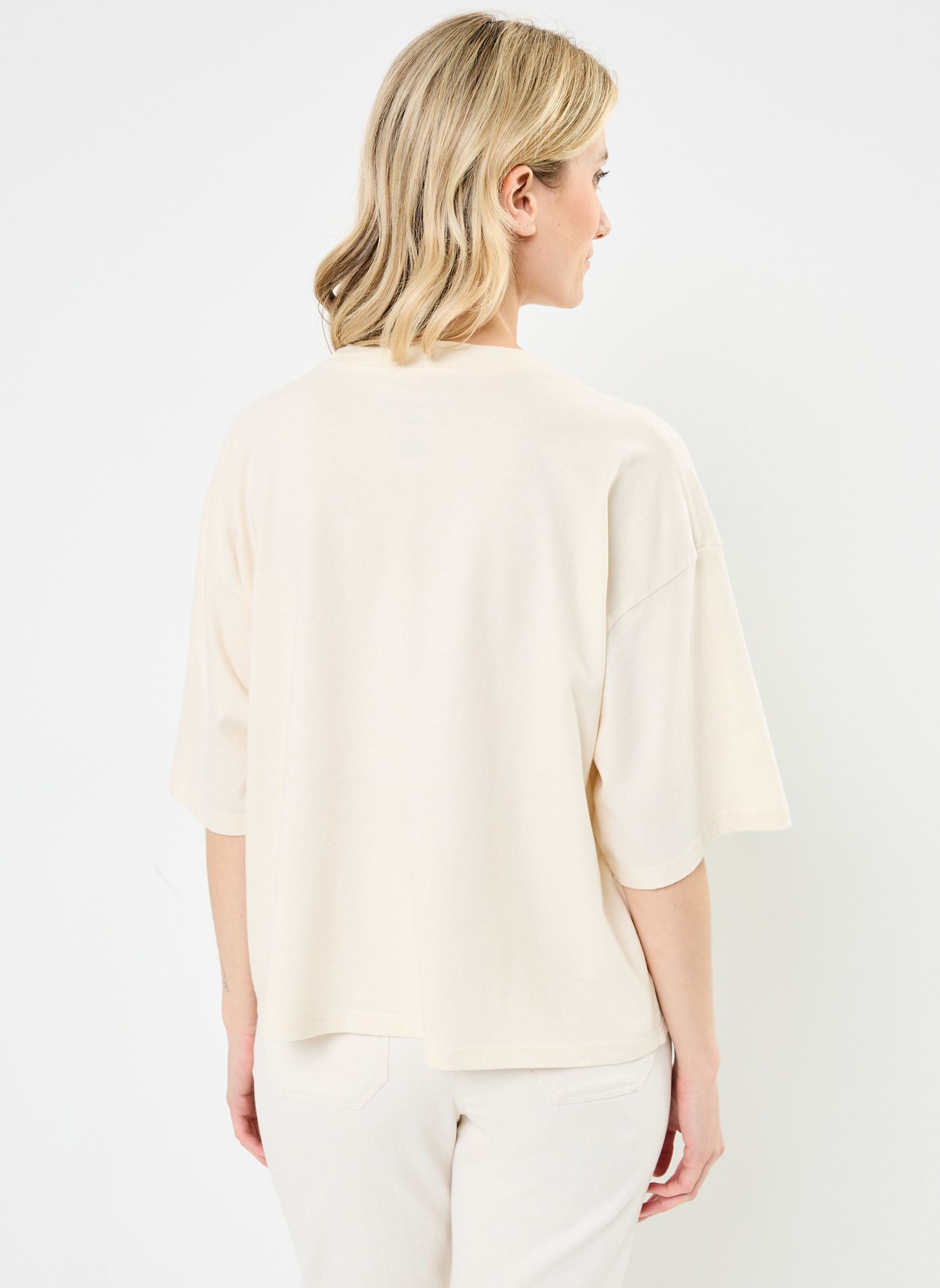 T-shirts met korte mouwen TSHIRT CROOPER CITY dames wit Newtone T-shirts met korte mouwen TSHIRT CROOPER CITY dames wit NATURAL