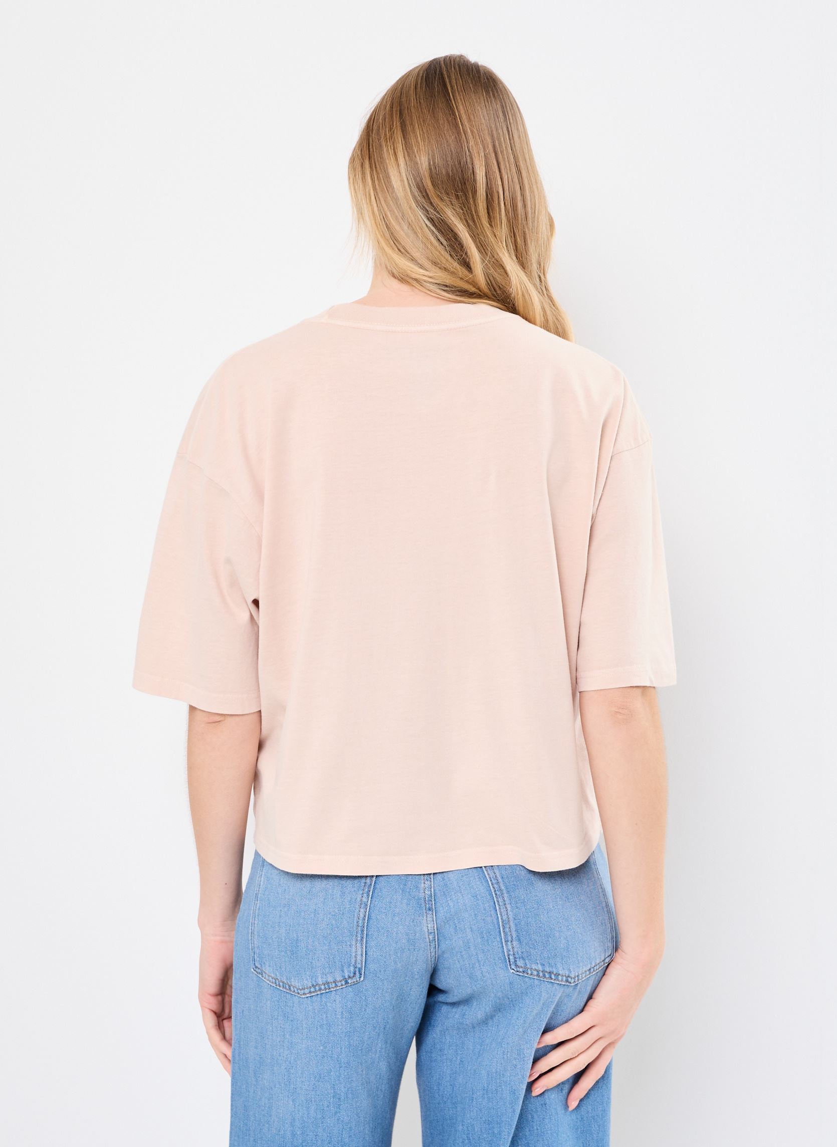 Tee-shirts manches courtes TSHIRT CROOPER SEE YOU femme beige Newtone Tee-shirts manches courtes TSHIRT CROOPER SEE YOU femme beige WHISPER