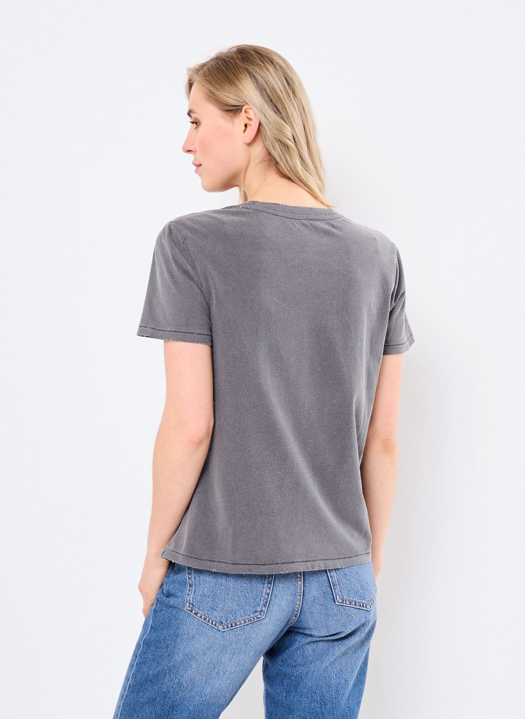 Kurzarm-T-Shirts TSHIRT STARLIGHT APPLETON damen grau Newtone Kurzarm-T-Shirts TSHIRT STARLIGHT APPLETON damen grau PEPPER