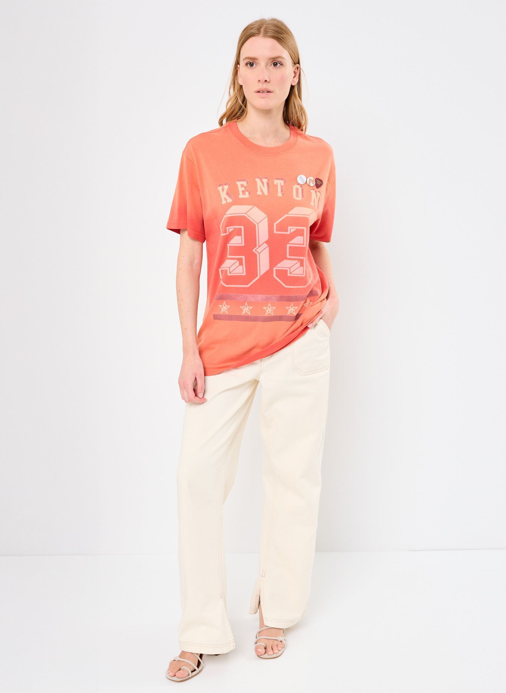 Camisetas de manga corta TSHIRT TRUCKER KENTON mujer naranja Newtone Camisetas de manga corta TSHIRT TRUCKER KENTON mujer naranja VINTAGEBLOOD