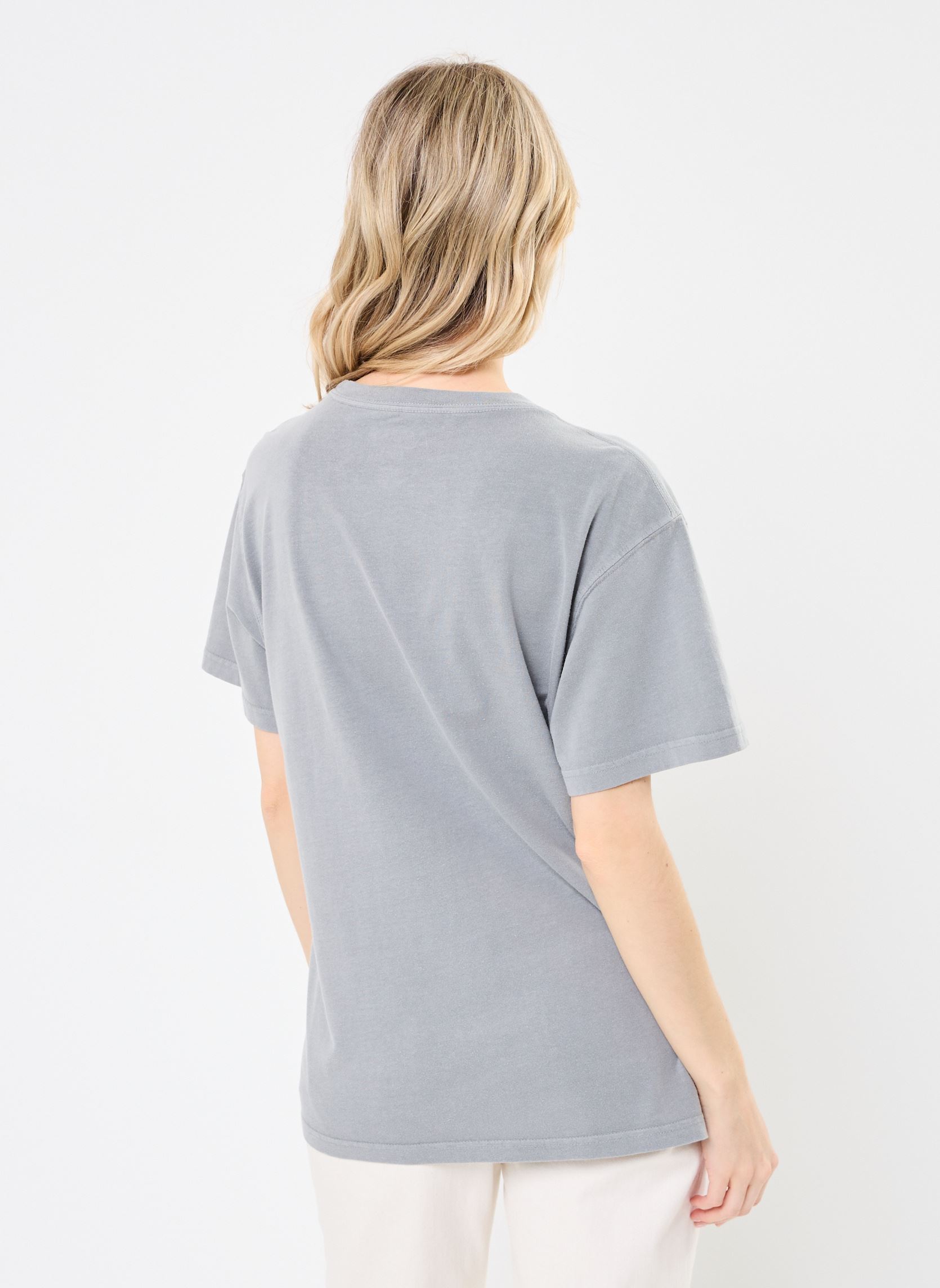 Kurzarm-T-Shirts TSHIRT TRUCKER TONE damen grau Newtone Kurzarm-T-Shirts TSHIRT TRUCKER TONE damen grau GREY