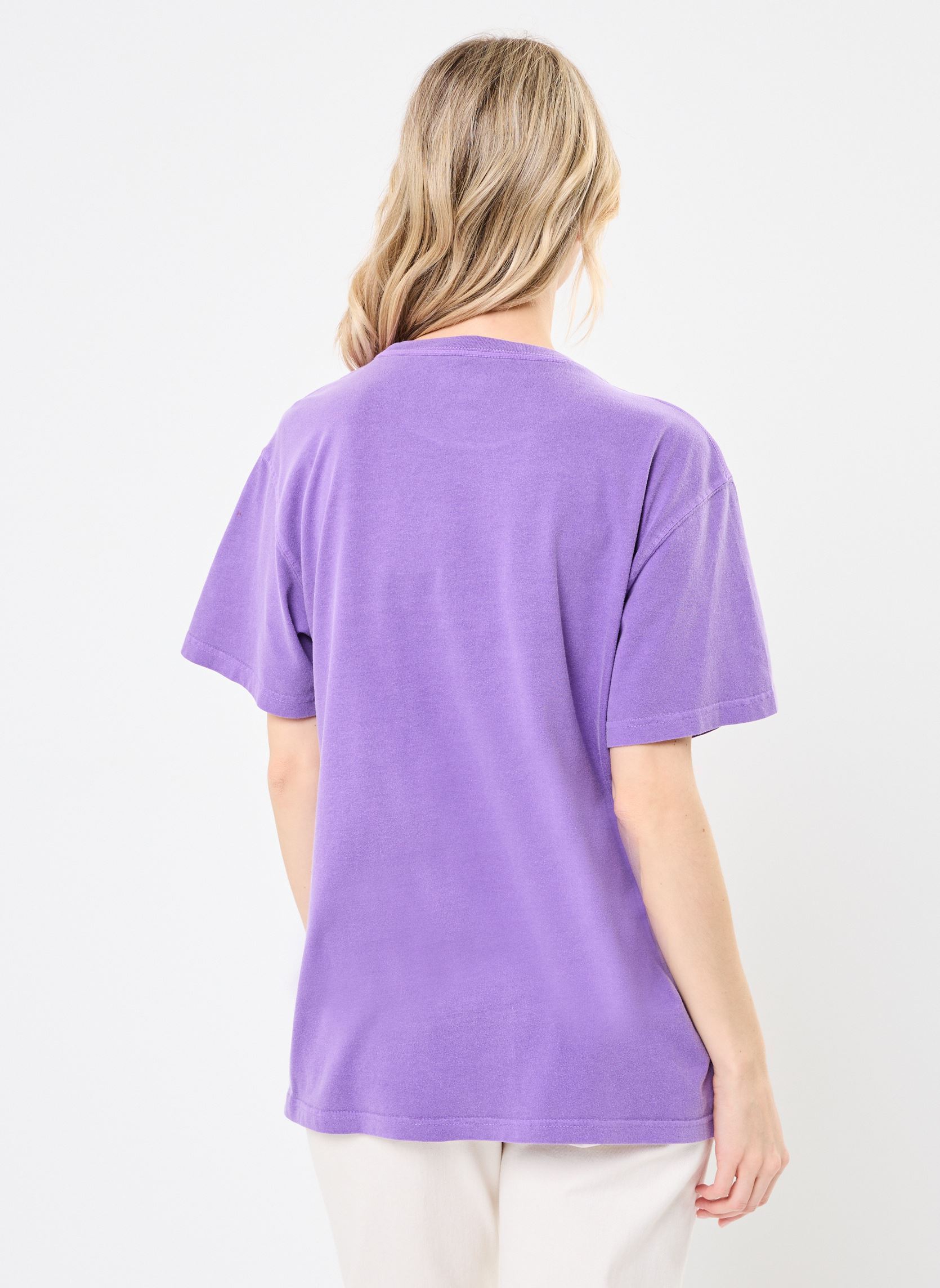 Camisetas de manga corta TSHIRT TRUCKER TONE mujer violeta Newtone Camisetas de manga corta TSHIRT TRUCKER TONE mujer violeta PURPLE
