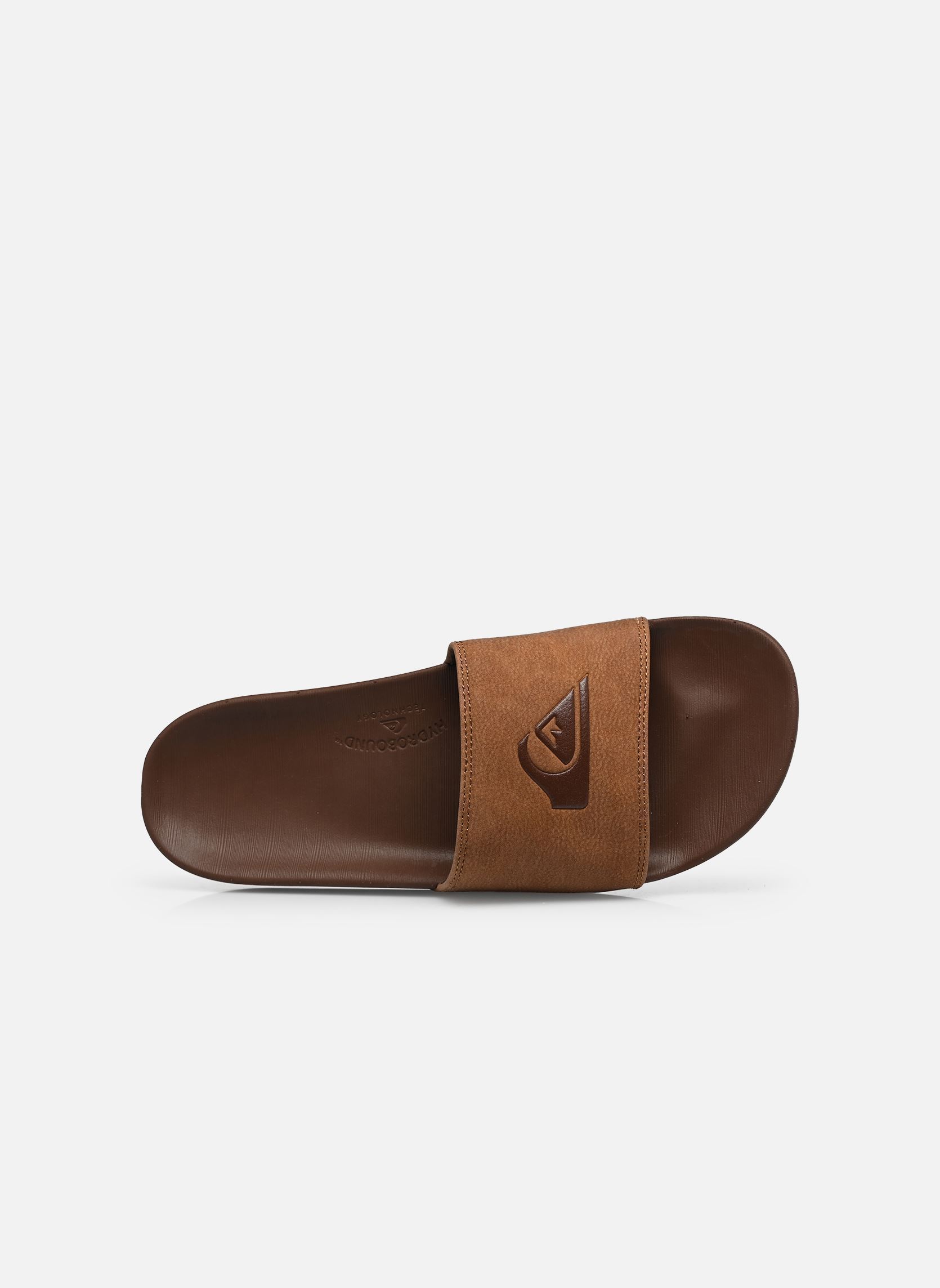 Muilen RIVI NUBUCK SLIDE heren bruin Quiksilver Muilen RIVI NUBUCK SLIDE heren bruin Brown 2