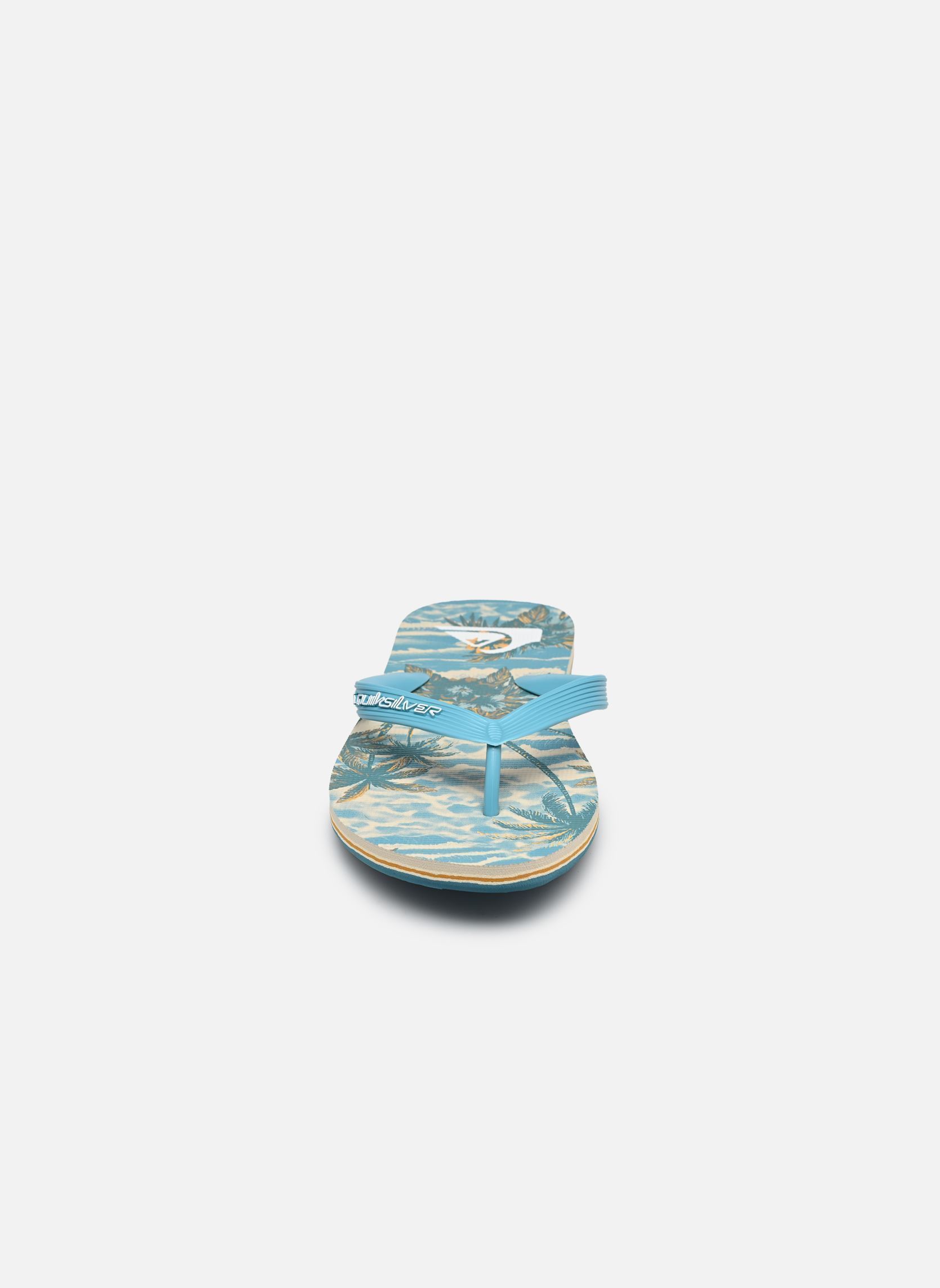 Tongs MOLOKAI ART 25 homme bleu Quiksilver Tongs MOLOKAI ART 25 homme bleu Aqua Sundown