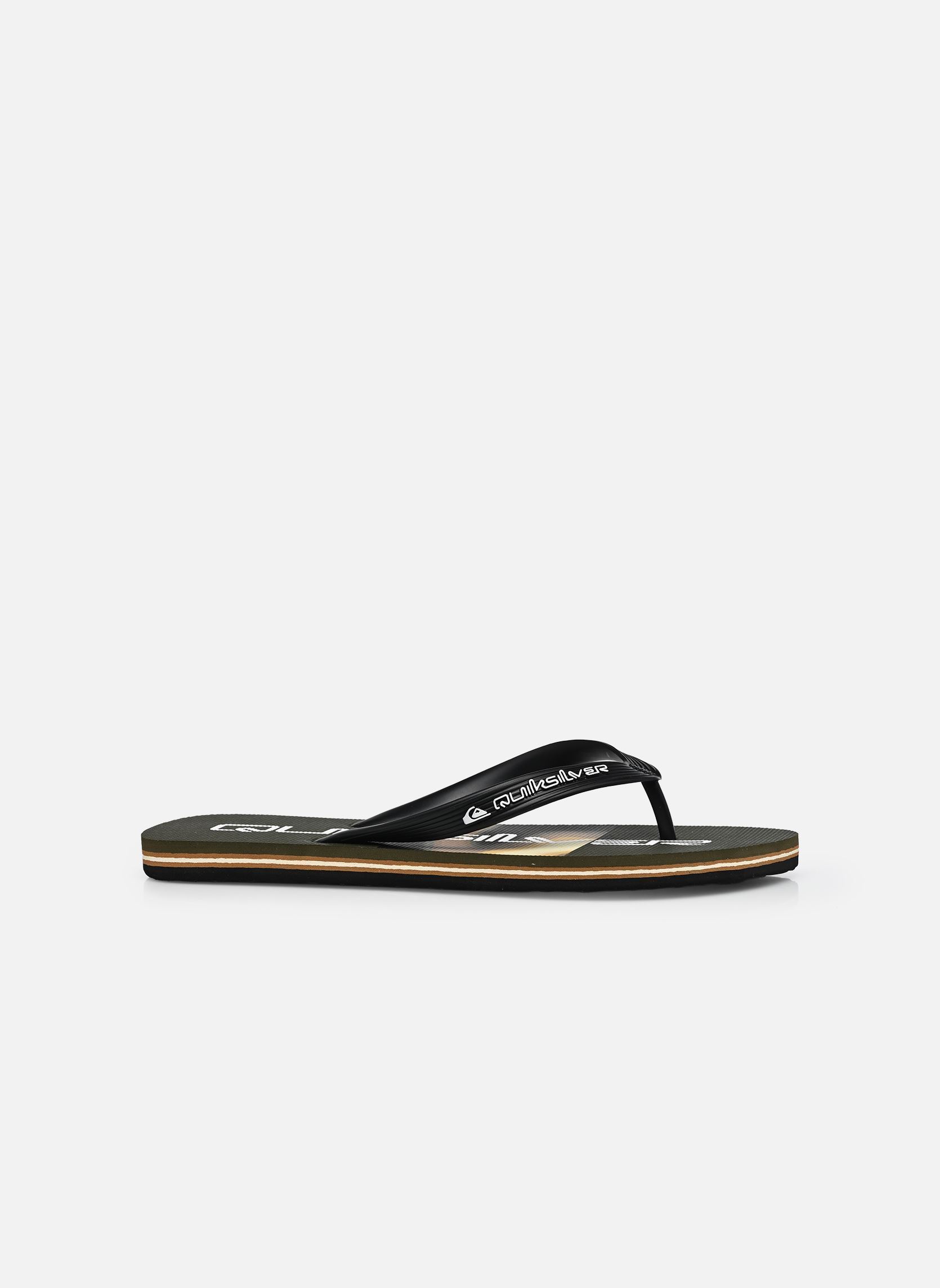 Tongs MOLOKAI STRIPE 25 homme vert Quiksilver Tongs MOLOKAI STRIPE 25 homme vert Grape Leaf Holmes