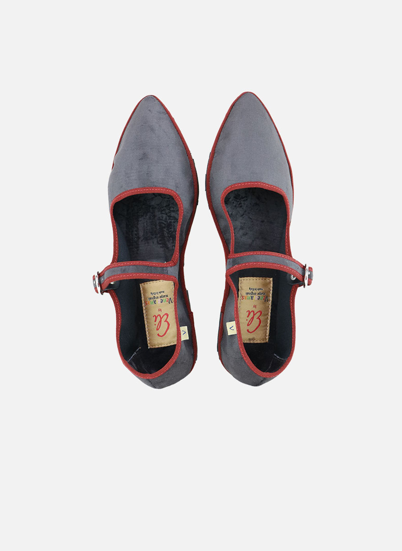 Ballerines classiques Ballerines Venezianas 39003AK-VELLUTO-VEN-GRIS-OSCURO Gris femme gris Eli 1957 Ballerines classiques Ballerines Venezianas 39003AK-VELLUTO-VEN-GRIS-OSCURO Gris femme gris Gris