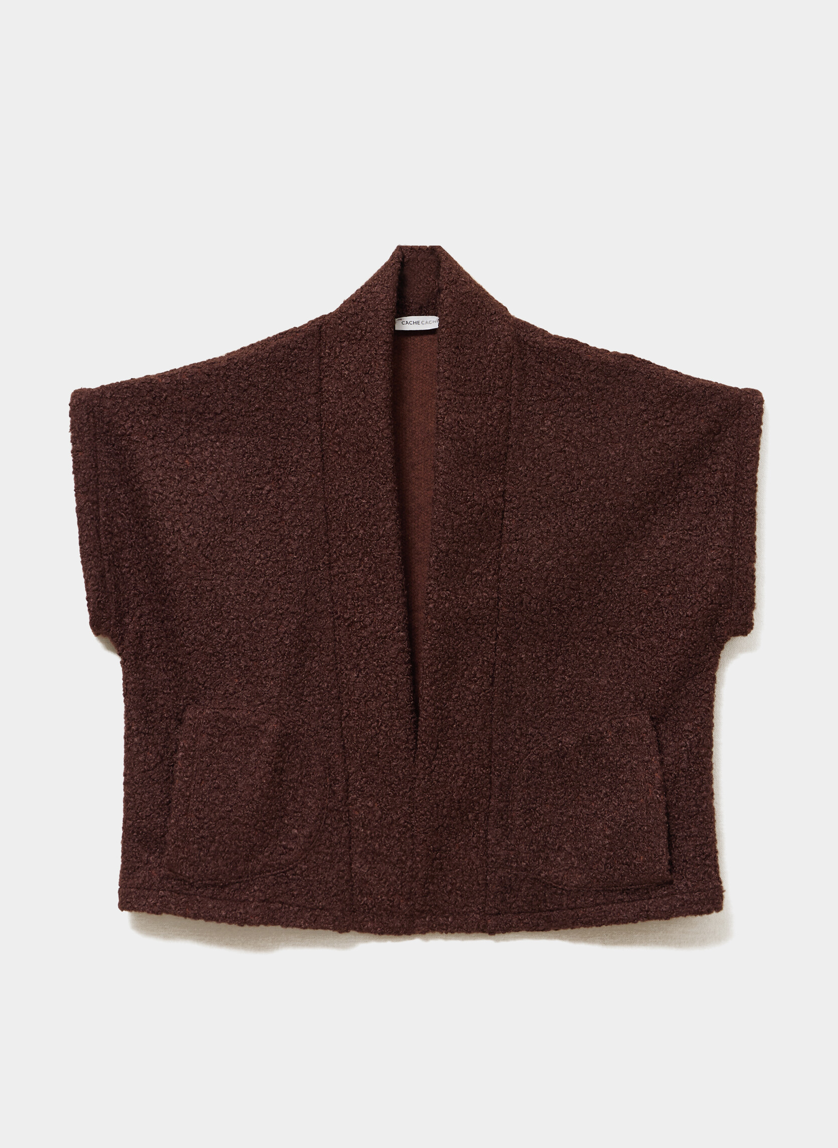 Gilets KSHERPAB femme marron Cache Cache Gilets KSHERPAB femme marron Marron foncé