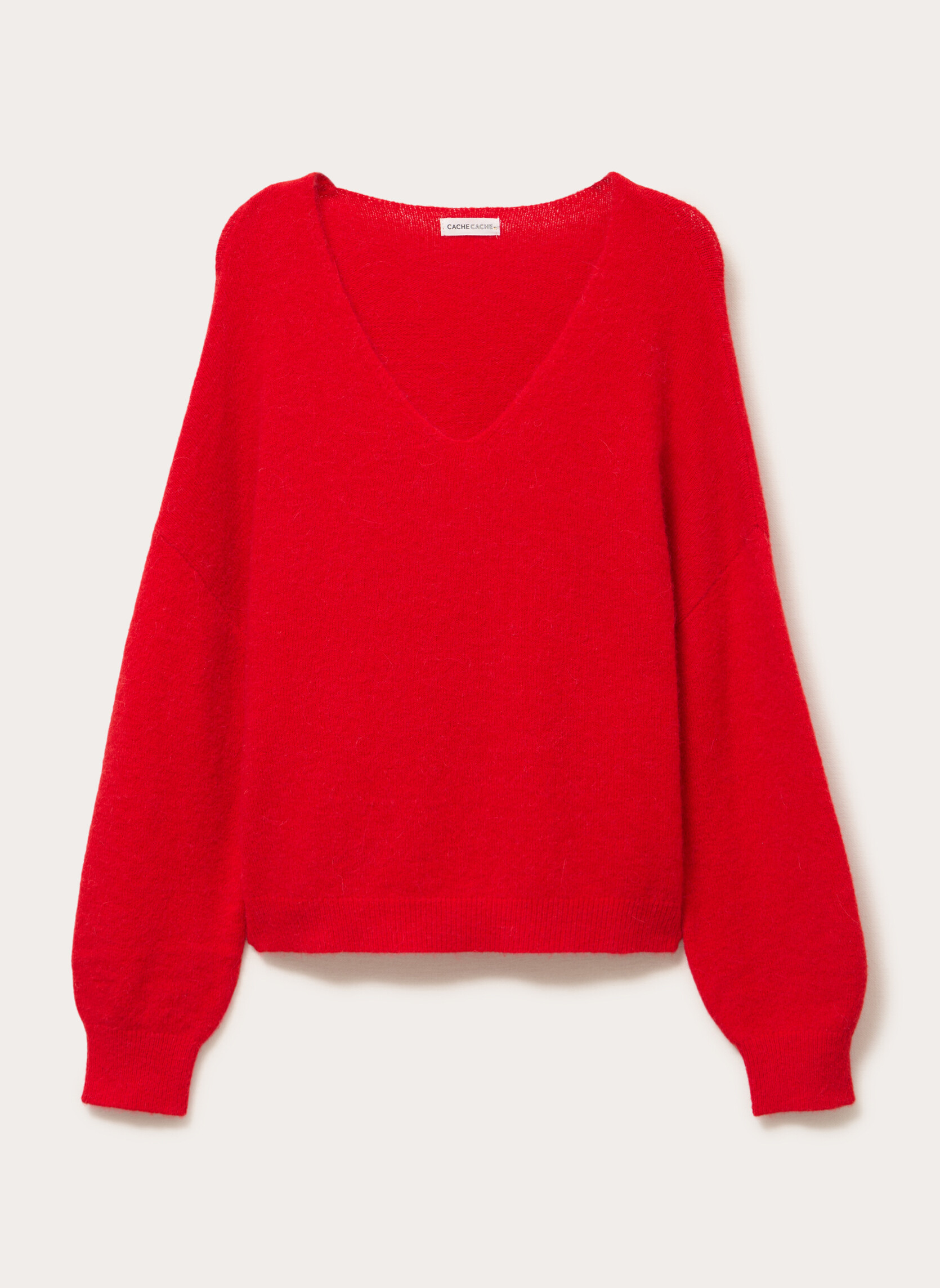 Cache Cache Pull Rouille Cache Cache Pulls Pulls basiques - PULUXENEW femme rouge | Sarenza France