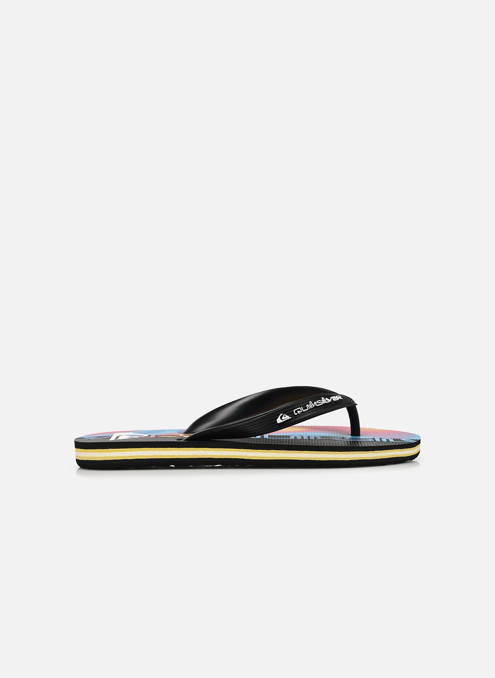 Tongs MOLOKAI ART 25 YOUTH garçon multicolore Quiksilver Tongs MOLOKAI ART 25 YOUTH garçon multicolore Black/Black/Pink