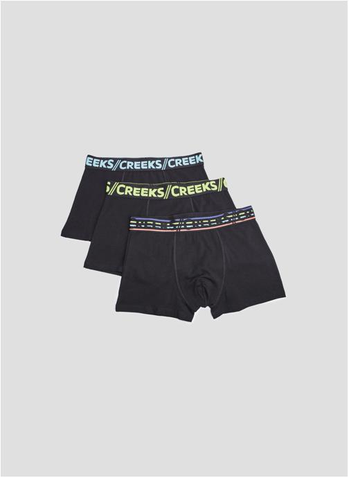 CREEKS Caleçons Boxer - X3RAINBOW1 homme noir