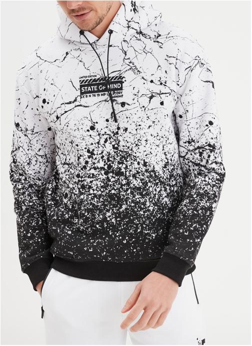 LIBERTO Sweats à capuche Sweat - LIB1YSODIUM_P3 homme blanc