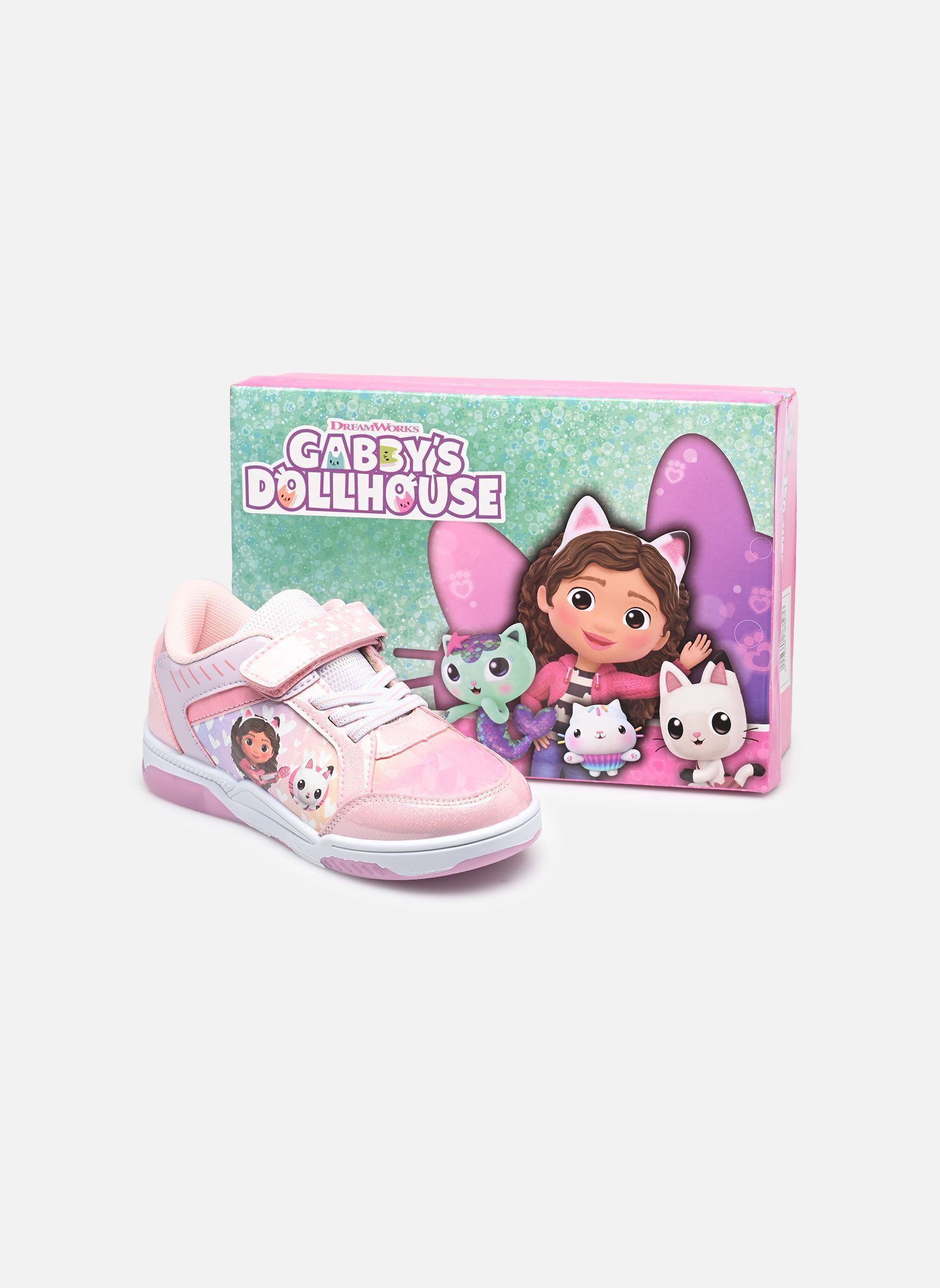 Baskets Baskets lumière Gaby fille rose MADE BY Baskets Baskets lumière Gaby fille rose Rose