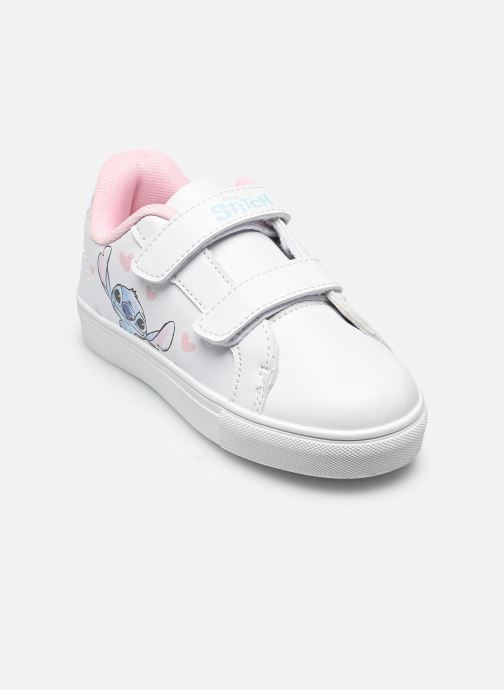 MADE BY Sneaker Basket basse Stich mädchen weiß