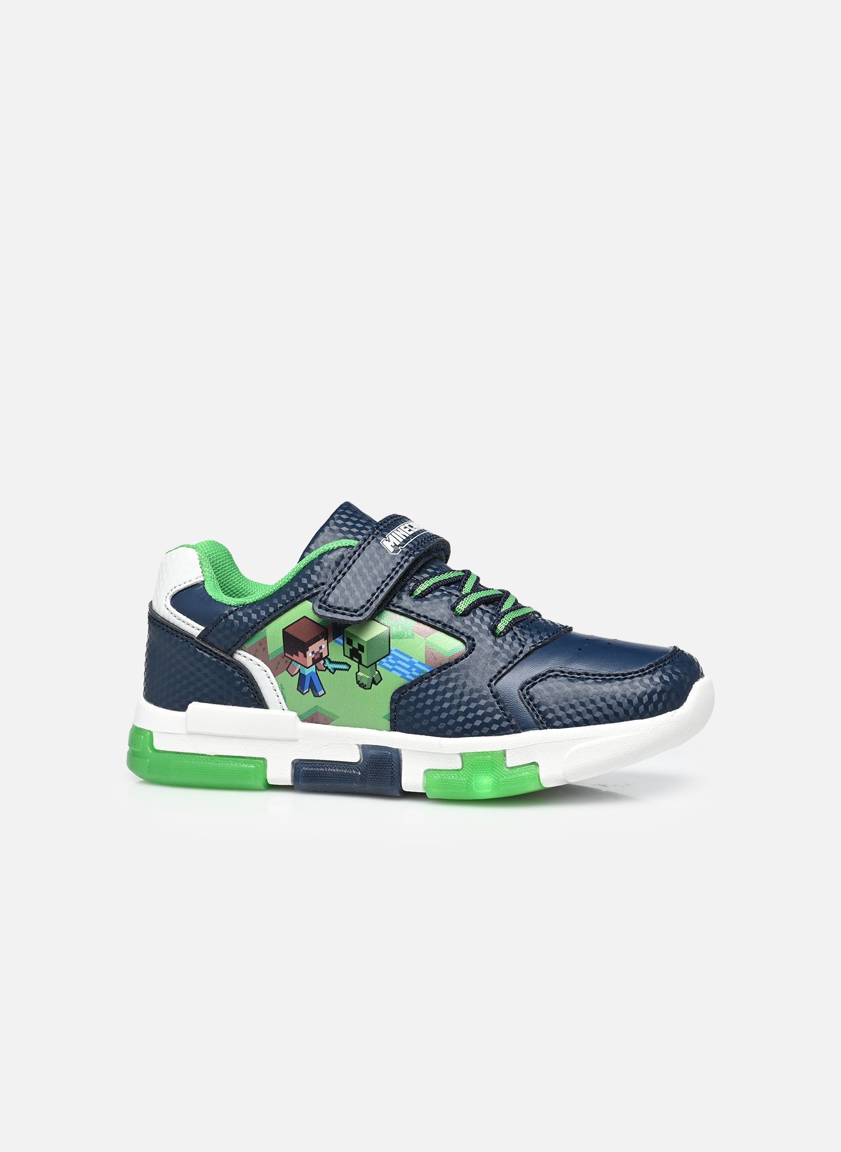 Sneaker Baskets lumière Minecraft jungen blau MADE BY Sneaker Baskets lumière Minecraft jungen blau Marine