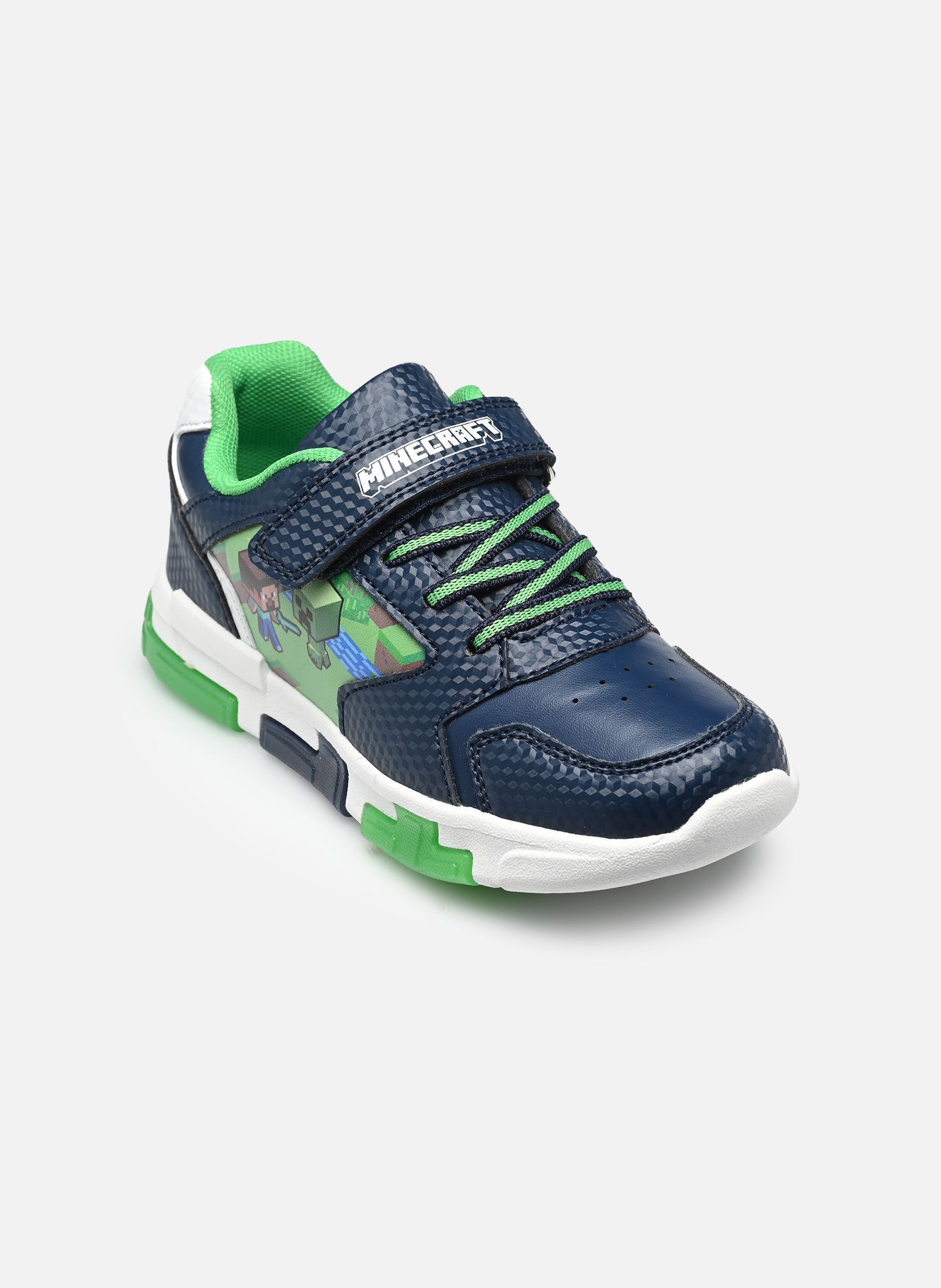 Sneaker Baskets lumière Minecraft jungen blau MADE BY Sneaker Baskets lumière Minecraft jungen blau Marine
