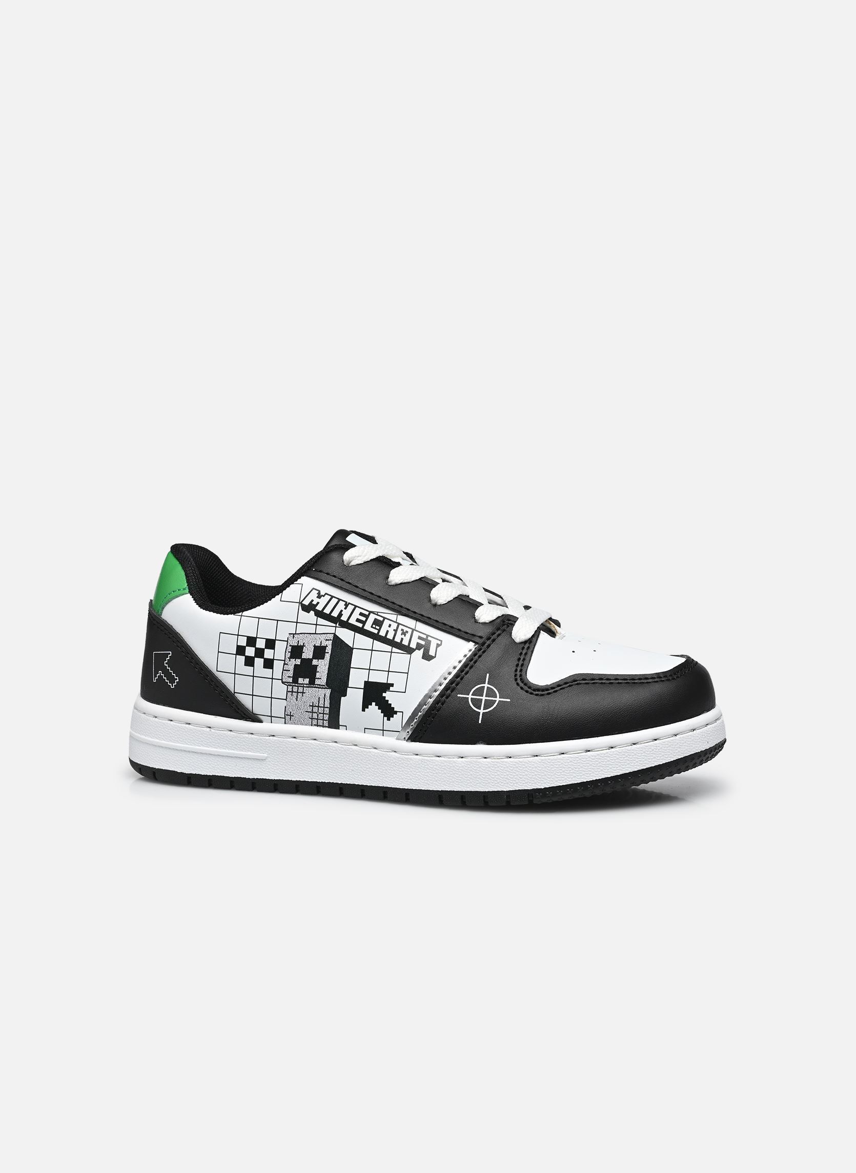 Sneaker Baskets Minecraft jungen weiß MADE BY Sneaker Baskets Minecraft jungen weiß Blanc/noir