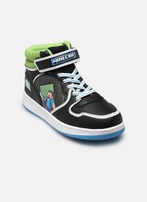Baskets Baslet haute Minecraft garçon noir