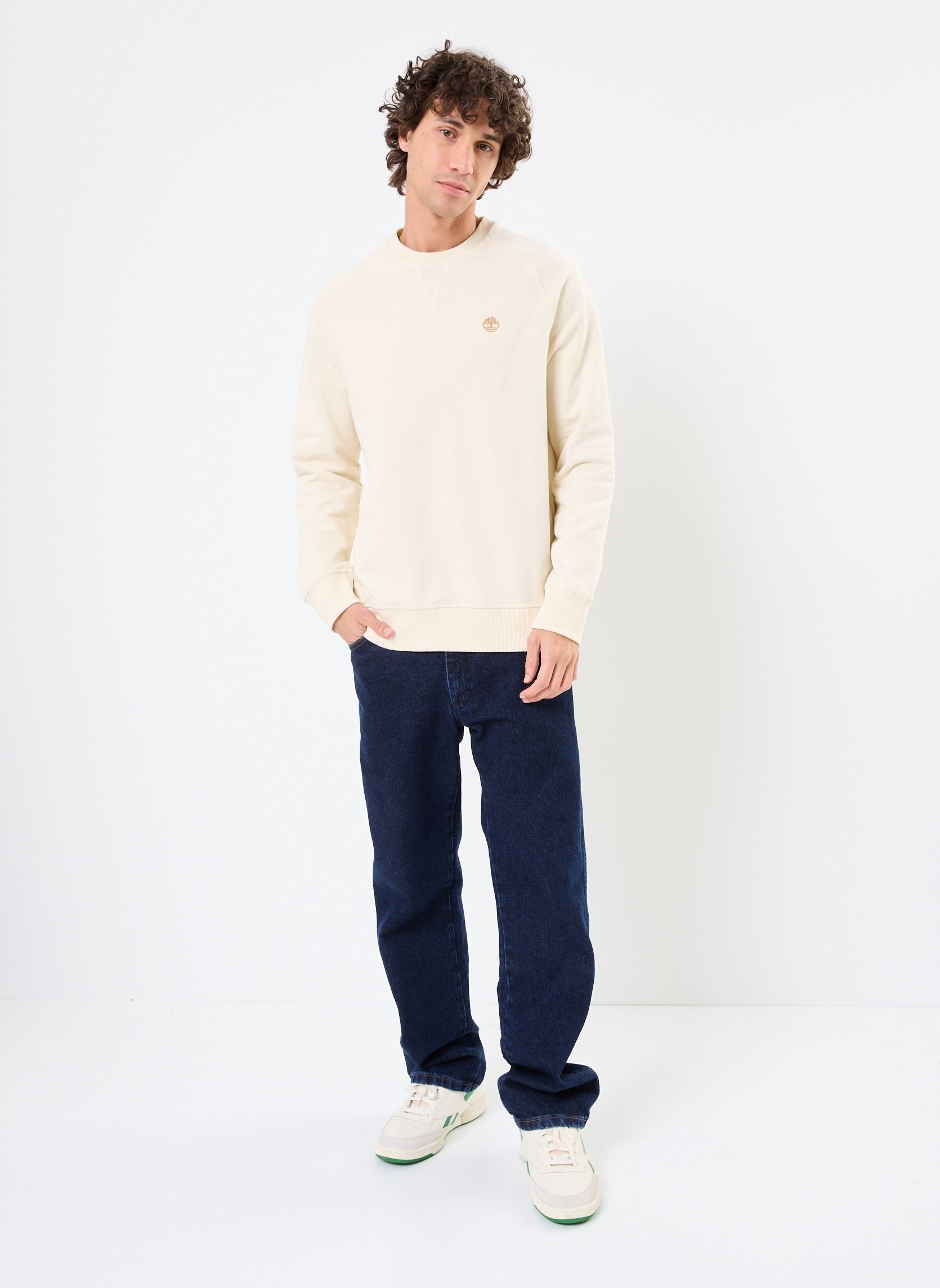 Sweatshirts Loopback Crew Neck Sweatshirt herren weiß Timberland Sweatshirts Loopback Crew Neck Sweatshirt herren weiß WHITE SMOKE