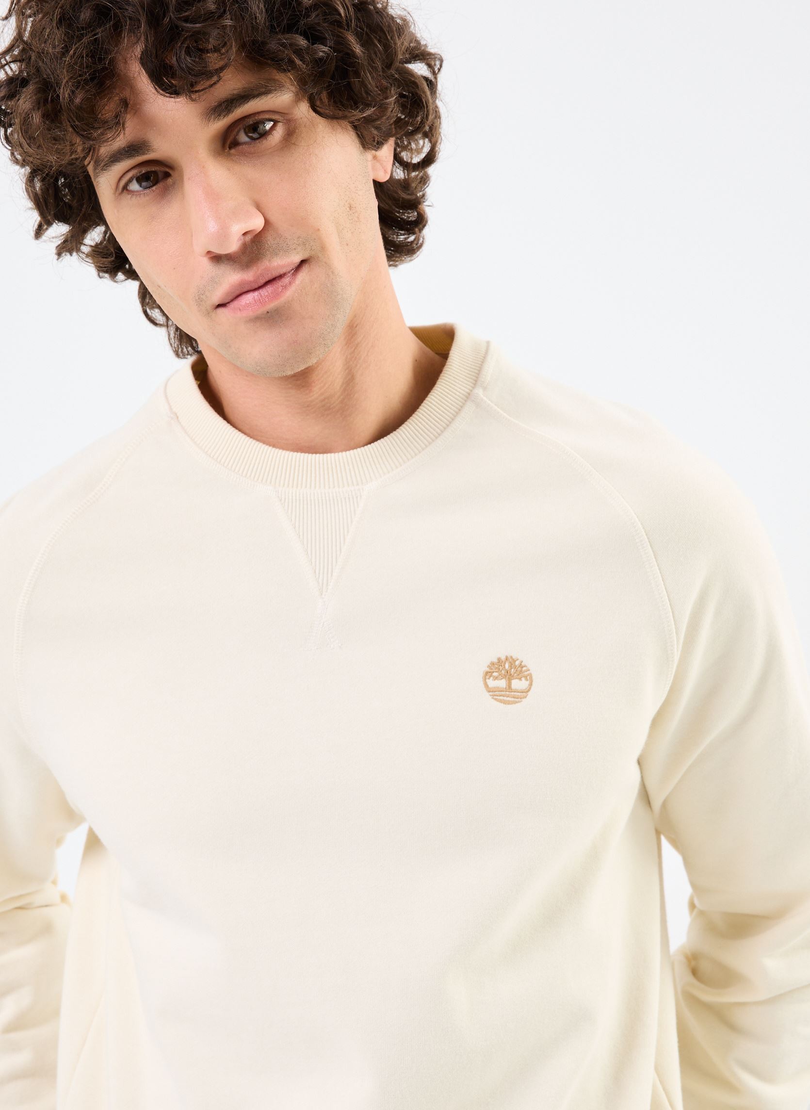 Sweatshirts Loopback Crew Neck Sweatshirt herren weiß Timberland Sweatshirts Loopback Crew Neck Sweatshirt herren weiß WHITE SMOKE