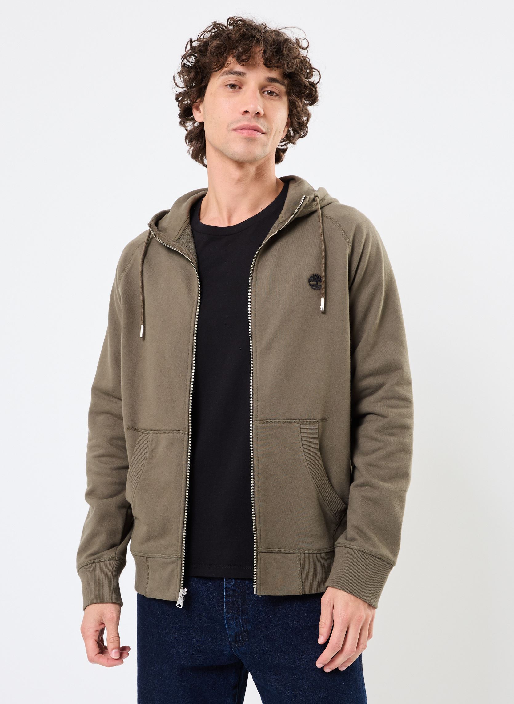 Vêtements Timberland Loopback Full Zip Hoodie pour Accessoires