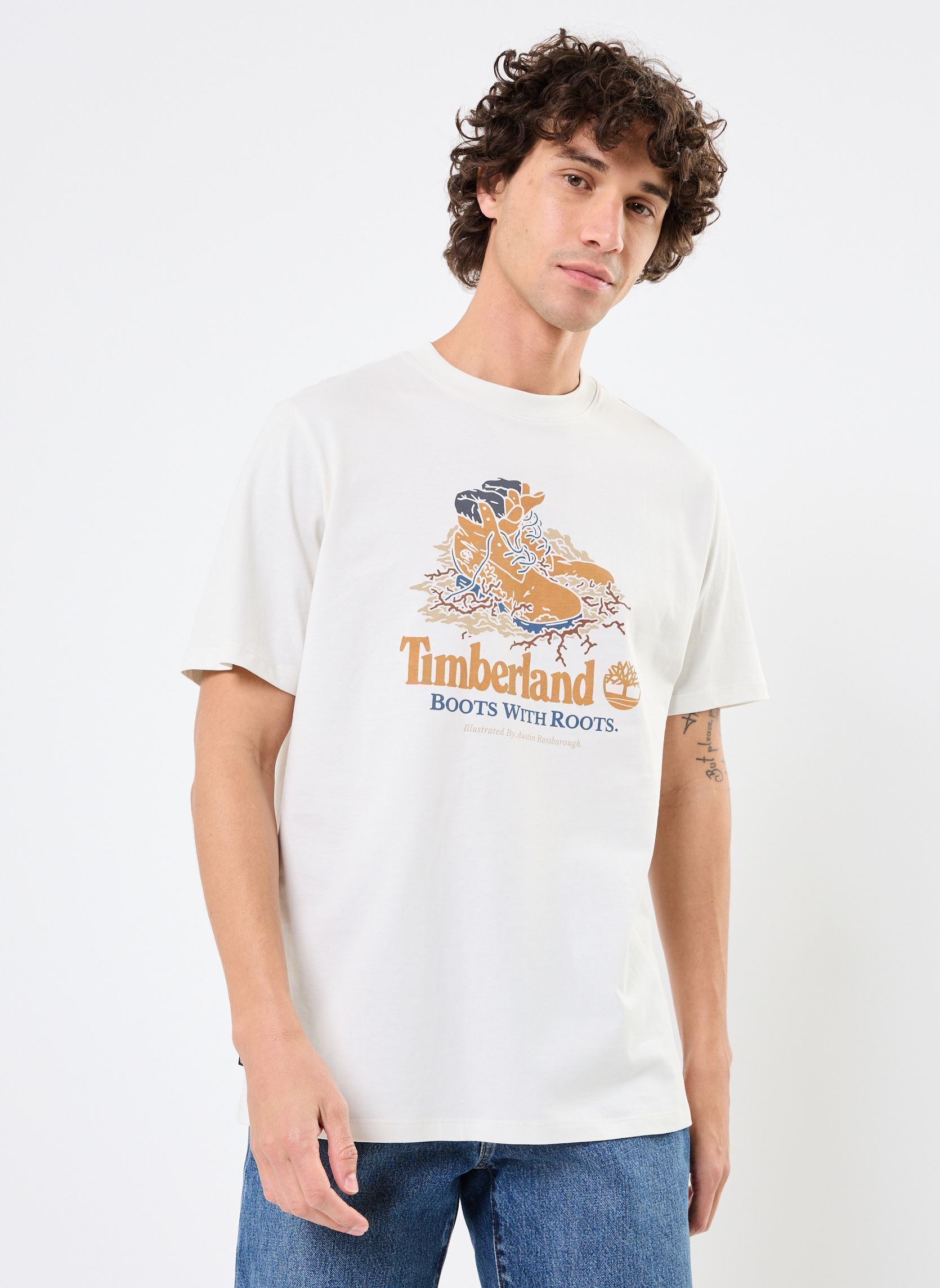 T shirt Timberland Front Boot Graphic IT - vue 2