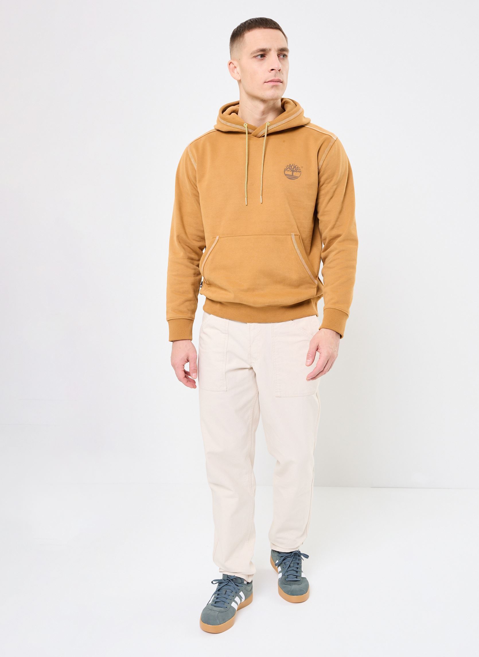 Pantalons droits Washed Canvas Fatigue Pant homme blanc Timberland Pantalons droits Washed Canvas Fatigue Pant homme blanc UNDYED