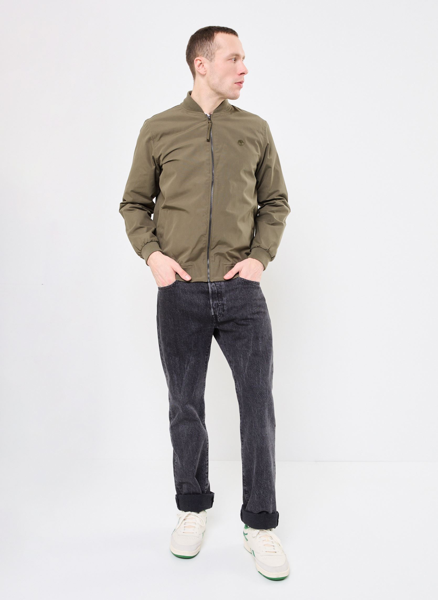 Blousons DWR Bomber Jacket homme vert Timberland Blousons DWR Bomber Jacket homme vert LEAF GREEN