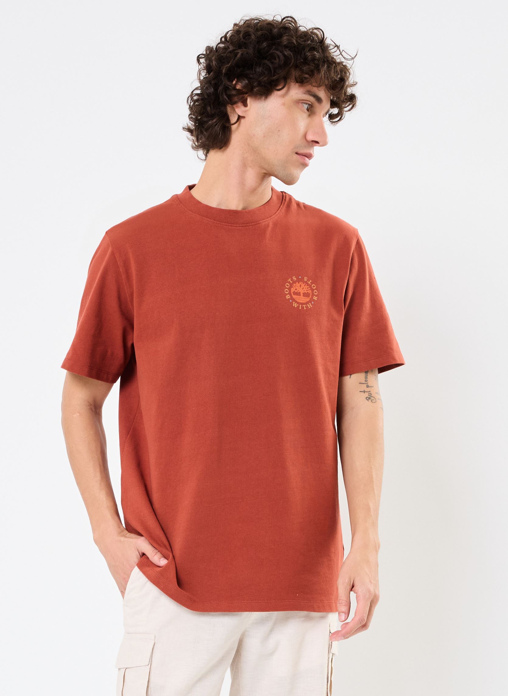 T shirt Timberland Washed Boot Lab IT - vue 2