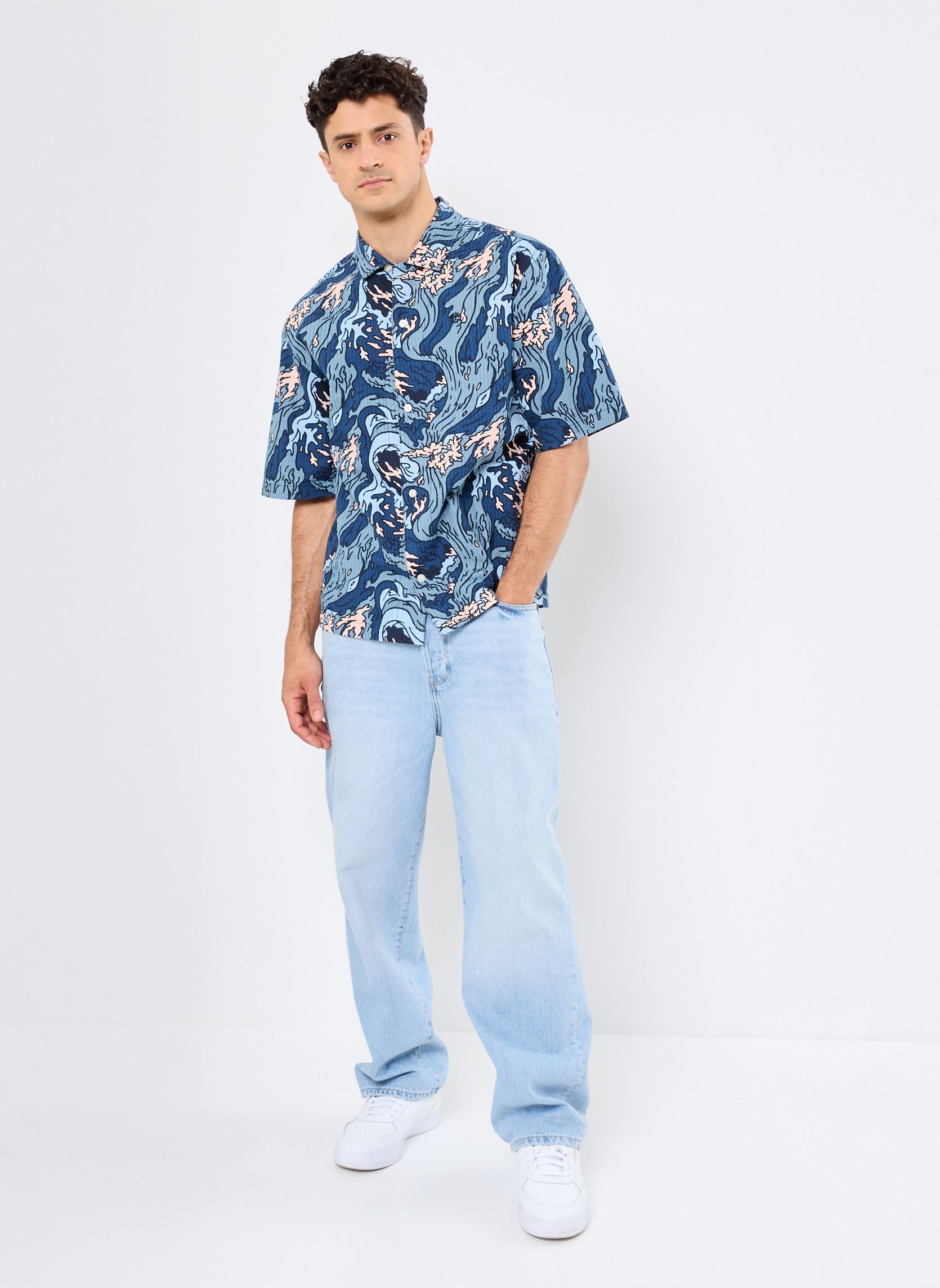 Chemises Seersucker Graphic Resort Shirt homme multicolore Timberland Chemises Seersucker Graphic Resort Shirt homme multicolore COASTAL AOP MULTICOLOR