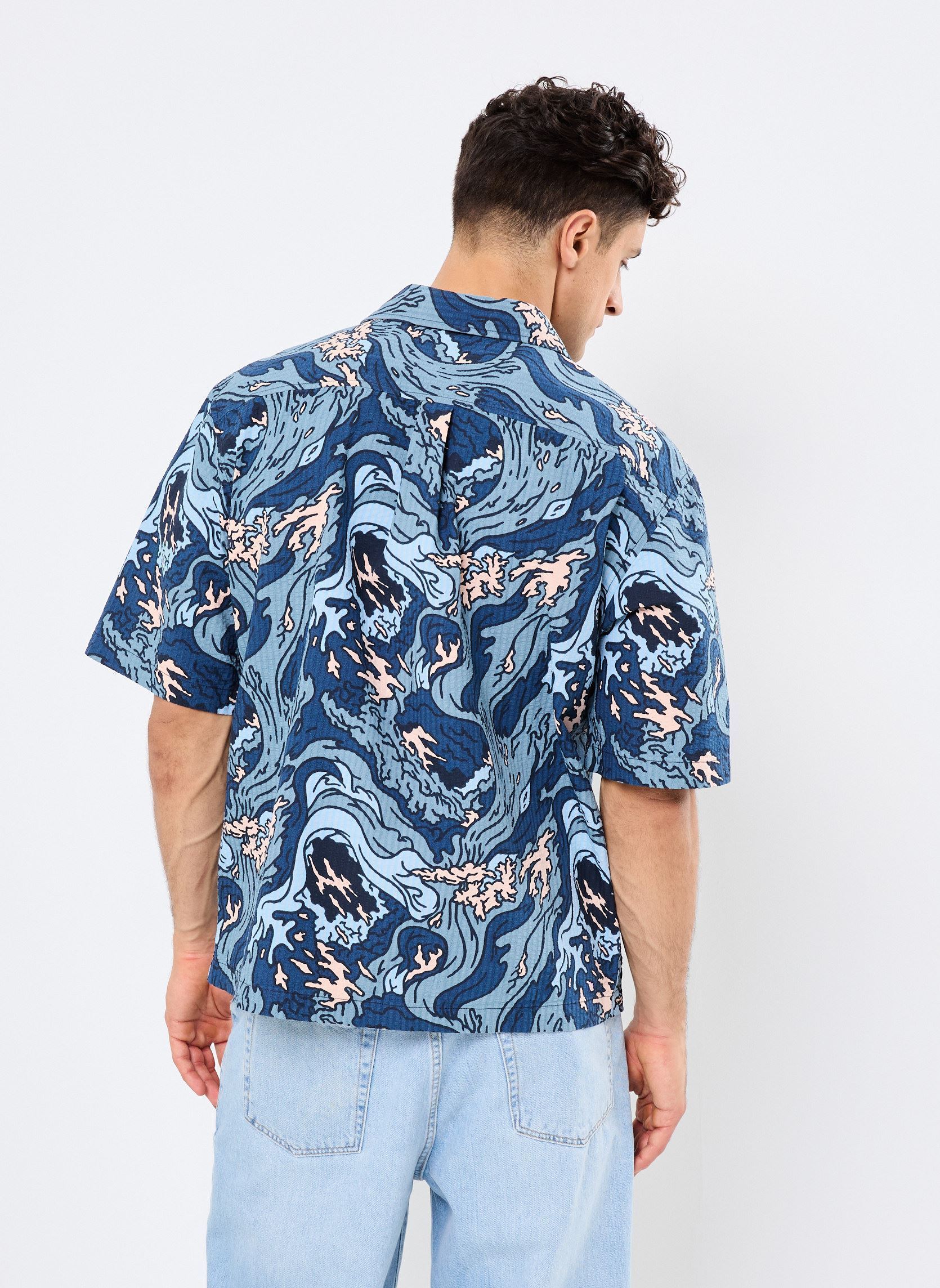 Chemises Seersucker Graphic Resort Shirt homme multicolore Timberland Chemises Seersucker Graphic Resort Shirt homme multicolore COASTAL AOP MULTICOLOR