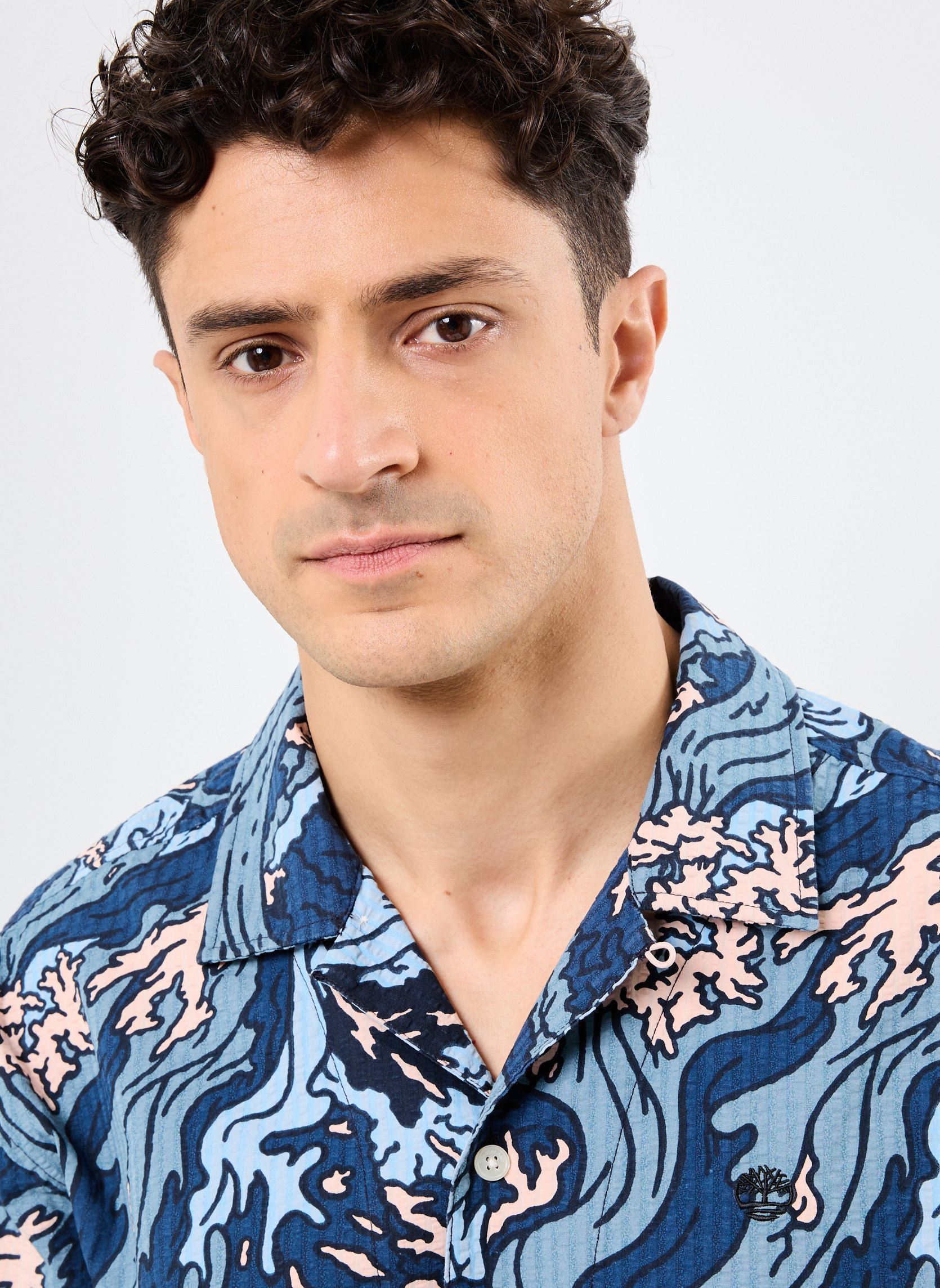 Chemises Seersucker Graphic Resort Shirt homme multicolore Timberland Chemises Seersucker Graphic Resort Shirt homme multicolore COASTAL AOP MULTICOLOR