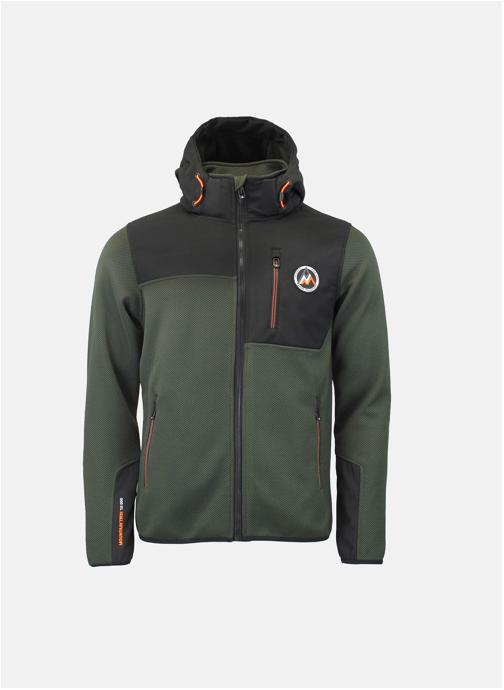 Peak Mountain Vestes polaires Blouson polaire homme CARHOOD KAKI homme vert