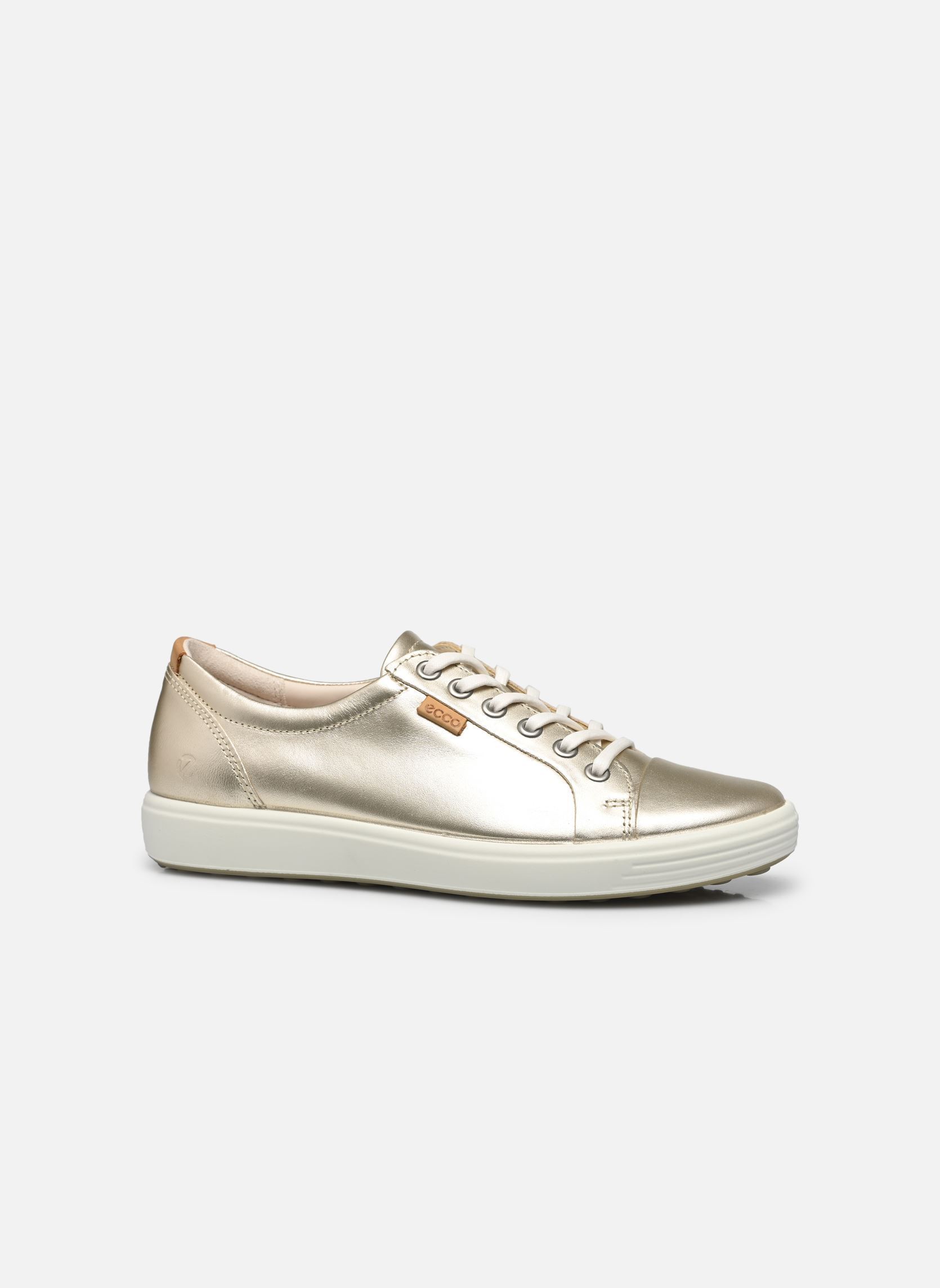 Baskets basses Soft 7 Shoe Lace Up femme or et bronze Ecco Baskets basses Soft 7 Shoe Lace Up femme or et bronze PURE WHITE GOLD