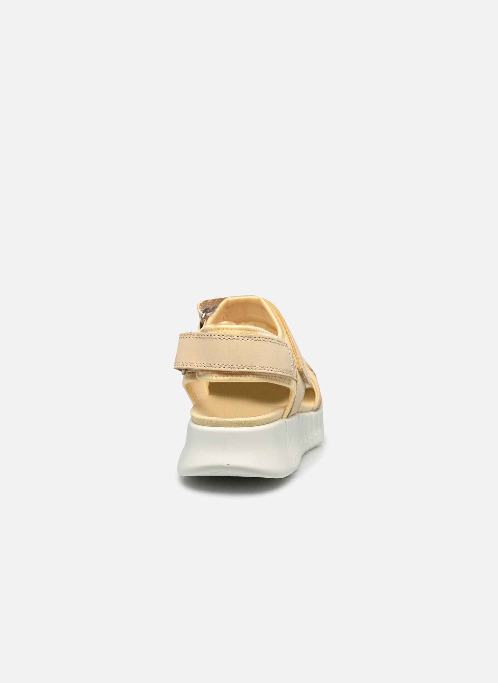 Sandales plates Gruuv Sol Lea femme beige Ecco Sandales plates Gruuv Sol Lea femme beige STRAW