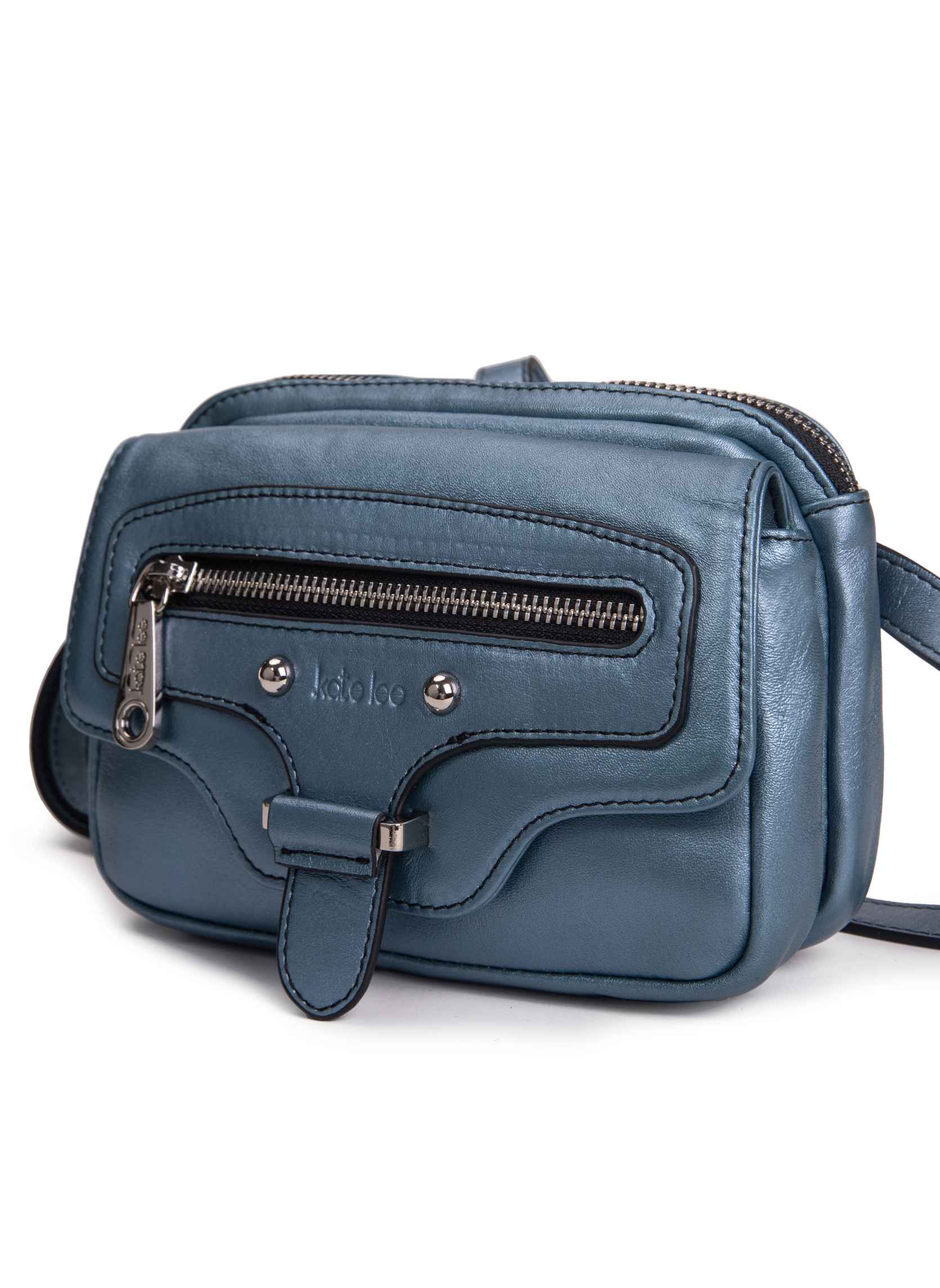 Sac Baguette Lanvin Vintage Années 90 - Cuir Rouge Nacré - Occasion Authentique
