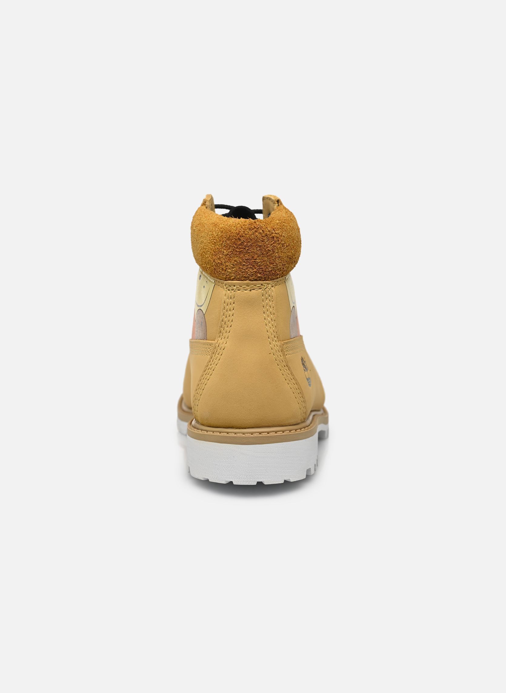 Bottines PREM 6 IN LACE WATERPROOF BOOT MDYLW MY marron Timberland Bottines PREM 6 IN LACE WATERPROOF BOOT MDYLW MY marron MEDIUM YELLOW W PRINT