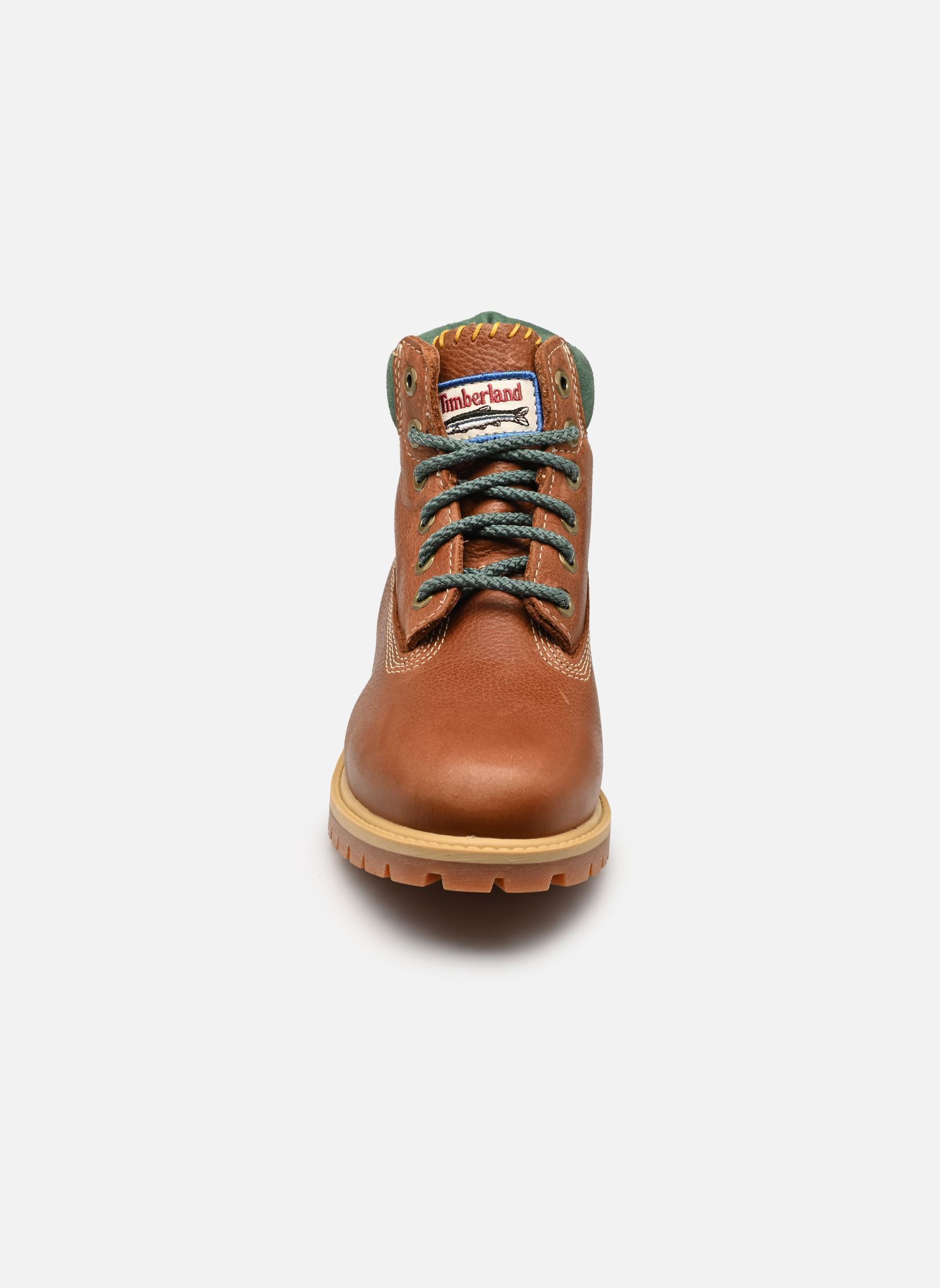 Stiefeletten / Ankle Boots PREM 6 IN LACE WATERPROOF BOOT WHEAT jungen braun Timberland Stiefeletten / Ankle Boots PREM 6 IN LACE WATERPROOF BOOT WHEAT jungen braun RUST FULL GRAIN