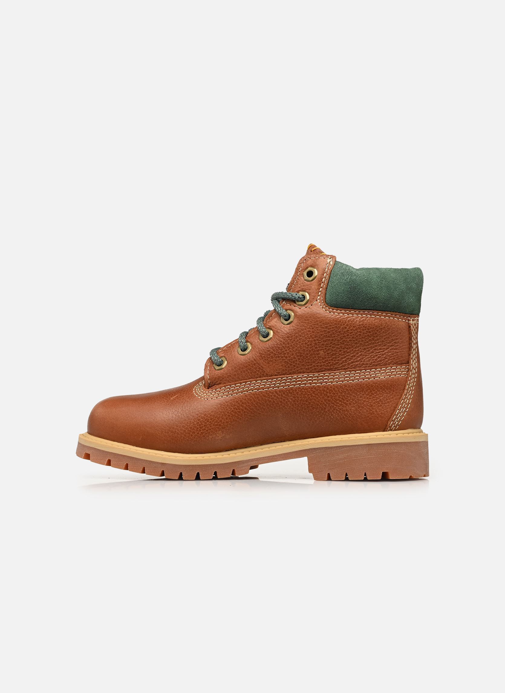 Stiefeletten / Ankle Boots PREM 6 IN LACE WATERPROOF BOOT WHEAT jungen braun Timberland Stiefeletten / Ankle Boots PREM 6 IN LACE WATERPROOF BOOT WHEAT jungen braun RUST FULL GRAIN