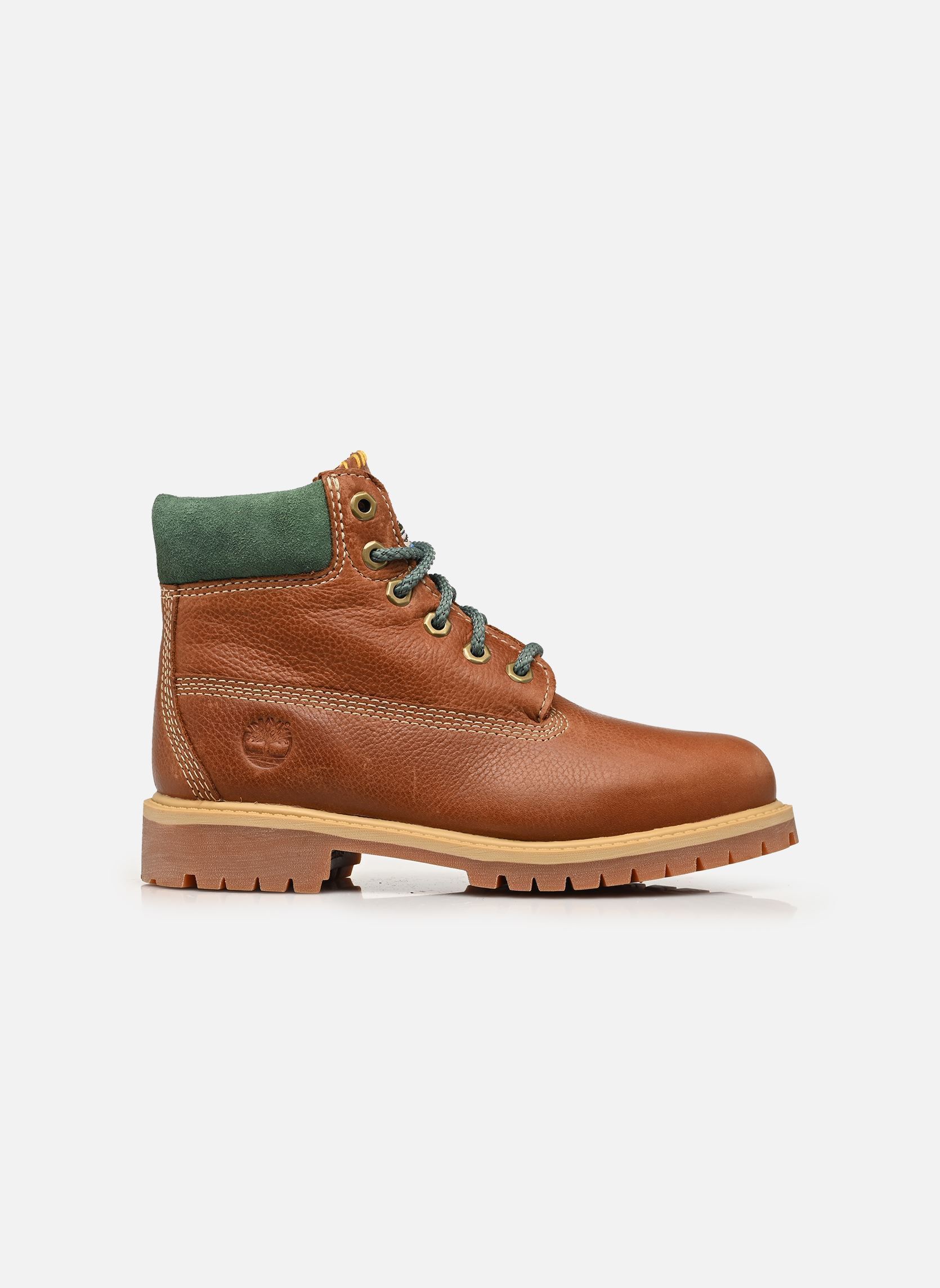 Stiefeletten / Ankle Boots PREM 6 IN LACE WATERPROOF BOOT WHEAT jungen braun Timberland Stiefeletten / Ankle Boots PREM 6 IN LACE WATERPROOF BOOT WHEAT jungen braun RUST FULL GRAIN
